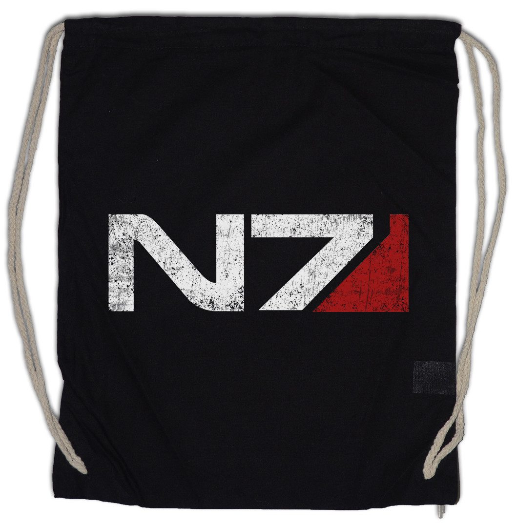 Turnbeutel Normandy Logo Turnbeutel Mass Commander Shepard Cerberus Abzeichen