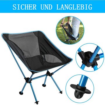GelldG Campingstuhl Campingstuhl, Tragbar Leicht Faltbar Camping Stuhl