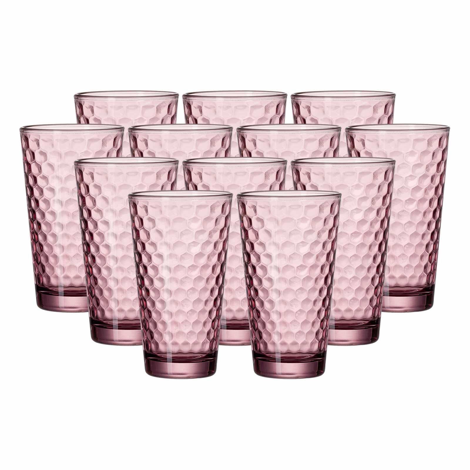 Ritzenhoff & Breker Longdrinkglas Favo Longdrinkgläser 400 ml 12er Set, 12-tlg., Glas