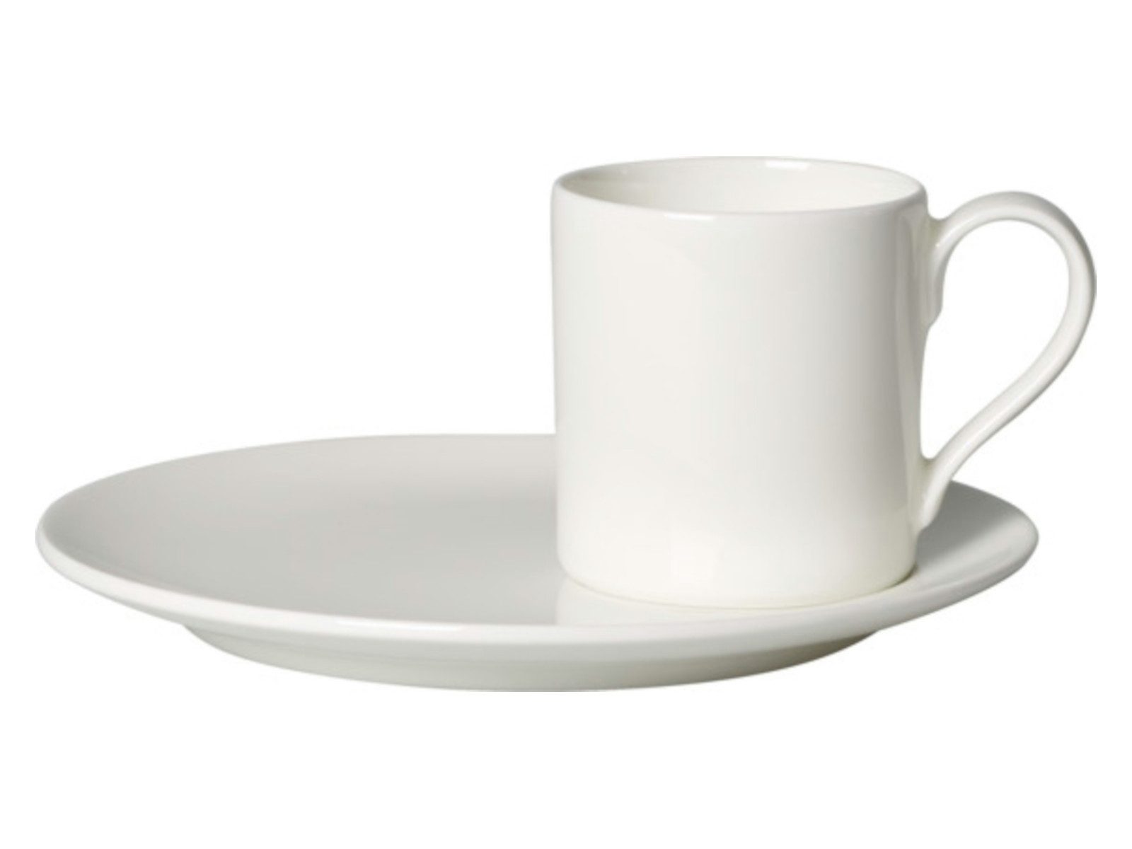 Villeroy & Boch Espressotasse Signature Metrochic Blanc Mokka-/Espressot. 2tlg., Porzellan