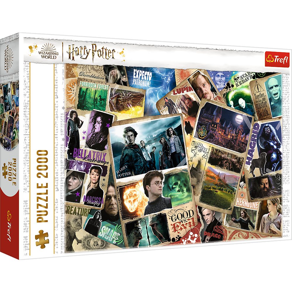 Trefl Puzzle Harry Potter Charaktere 2000 Teile Puzzle, 2000 Puzzleteile, Made in Europe