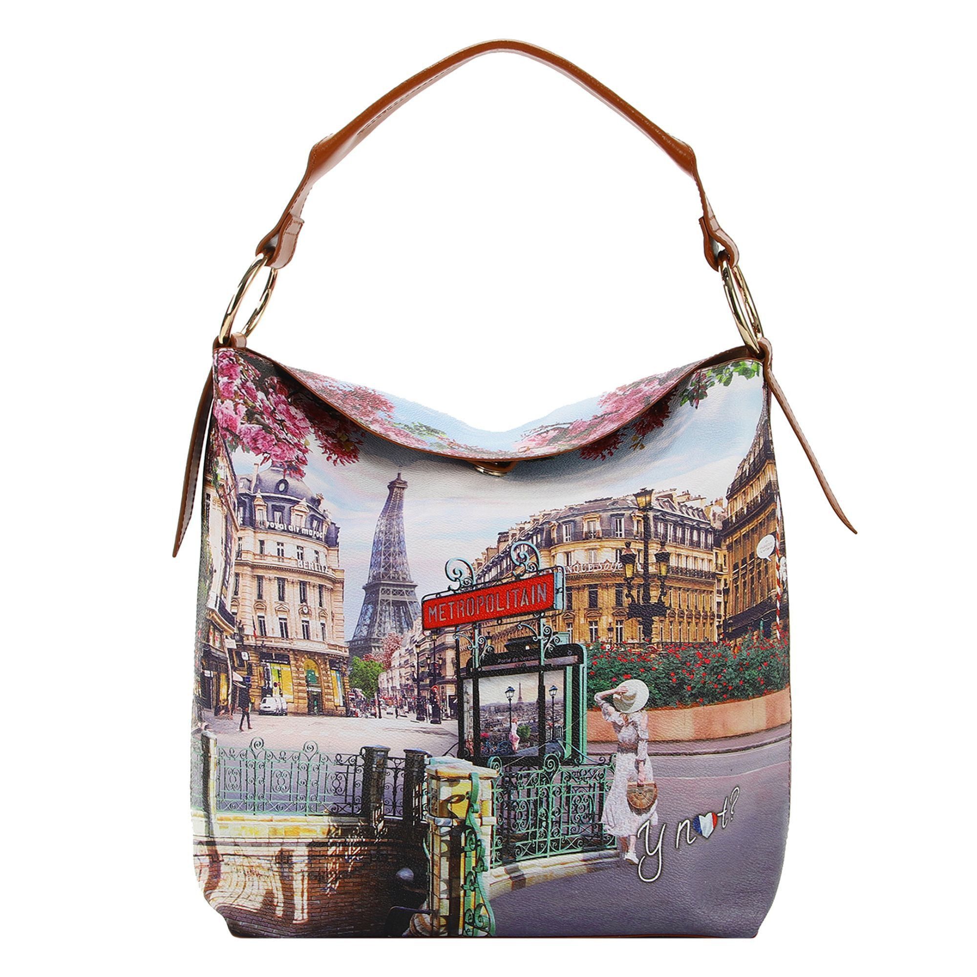 Y Not Schultertasche Yesbag, Polyurethan günstig online kaufen