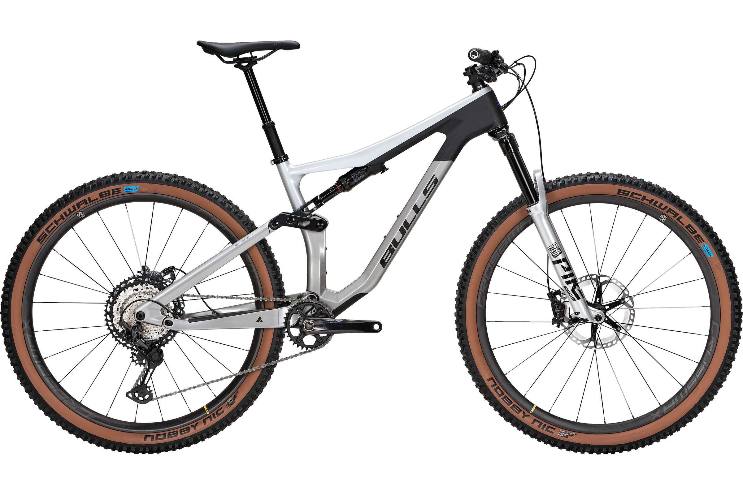 Bulls Mountainbike Bulls Wild Ronin Team 29'' grau 2024, 12 Gang Shimano Deore XT RD-M8100 shadow+, Kettenschaltung