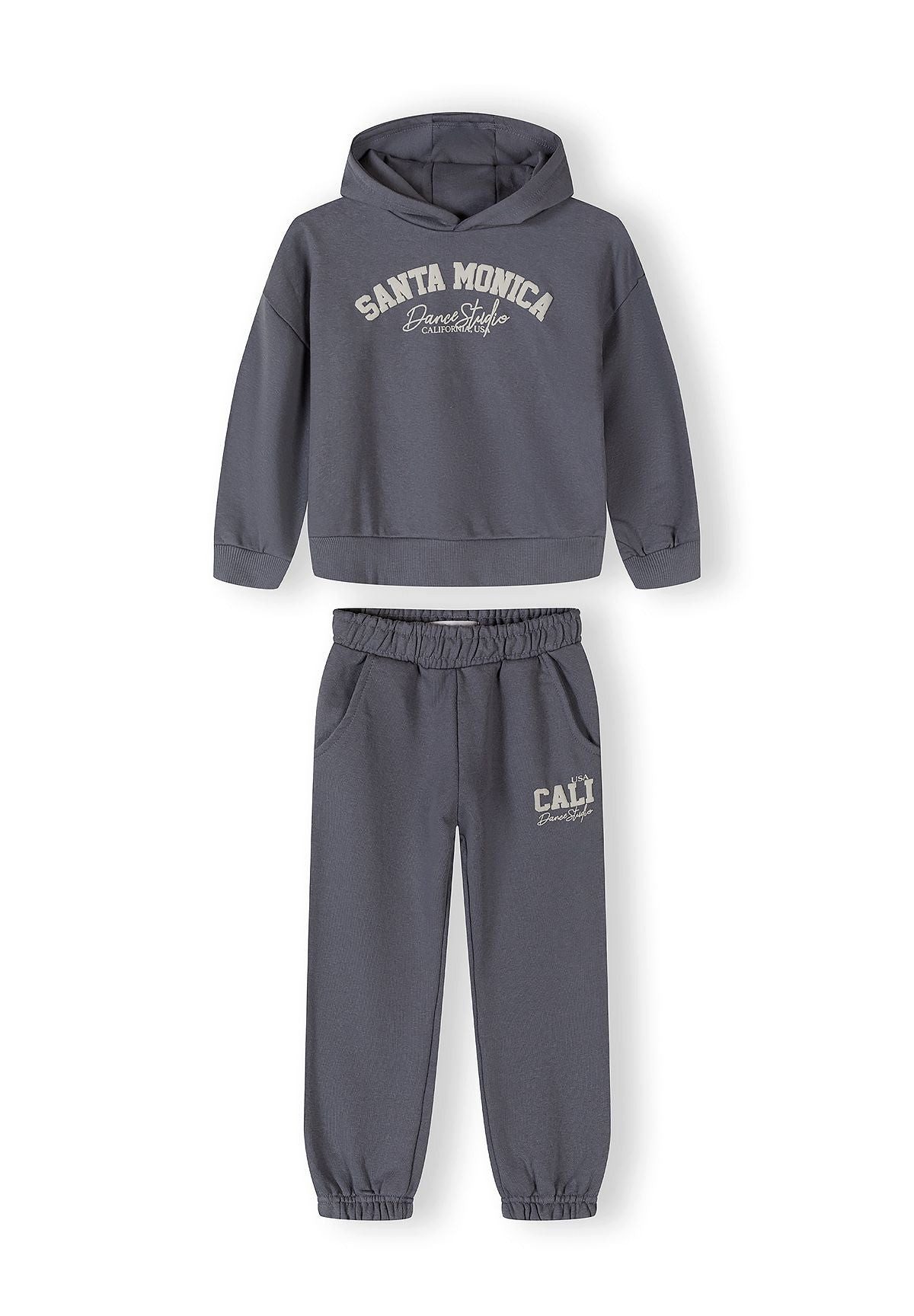 MINOTI Jogginganzug für Mädchen (Set, 2-tlg., Hoodie, Hose), Schriftzug-Print