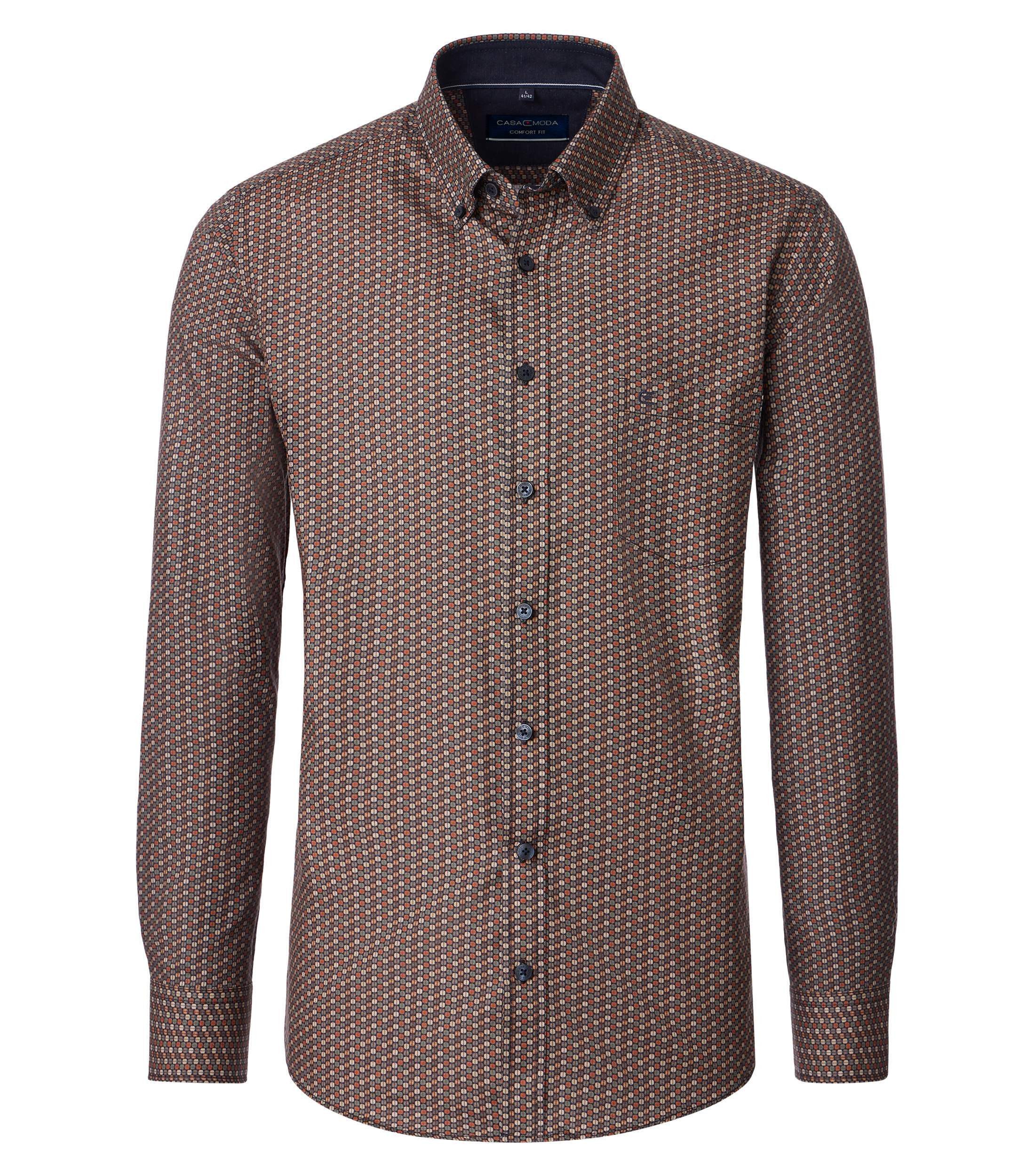 CASAMODA Langarmhemd CASAMODA Freizeithemd Print günstig online kaufen