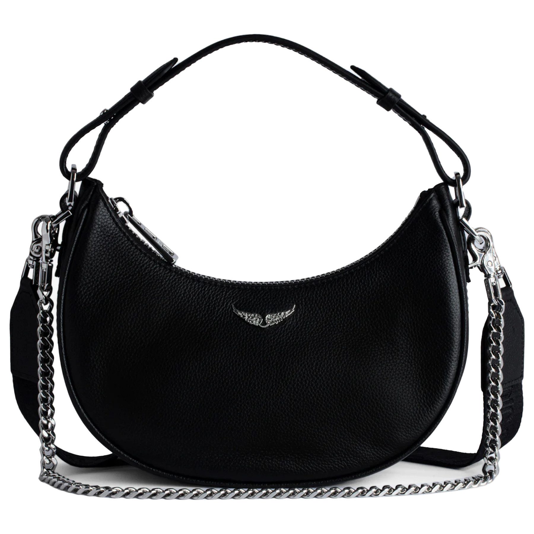 ZADIG & VOLTAIRE Handtasche Tasche MOONROCK GRAINED LEATHER aus Leder günstig online kaufen