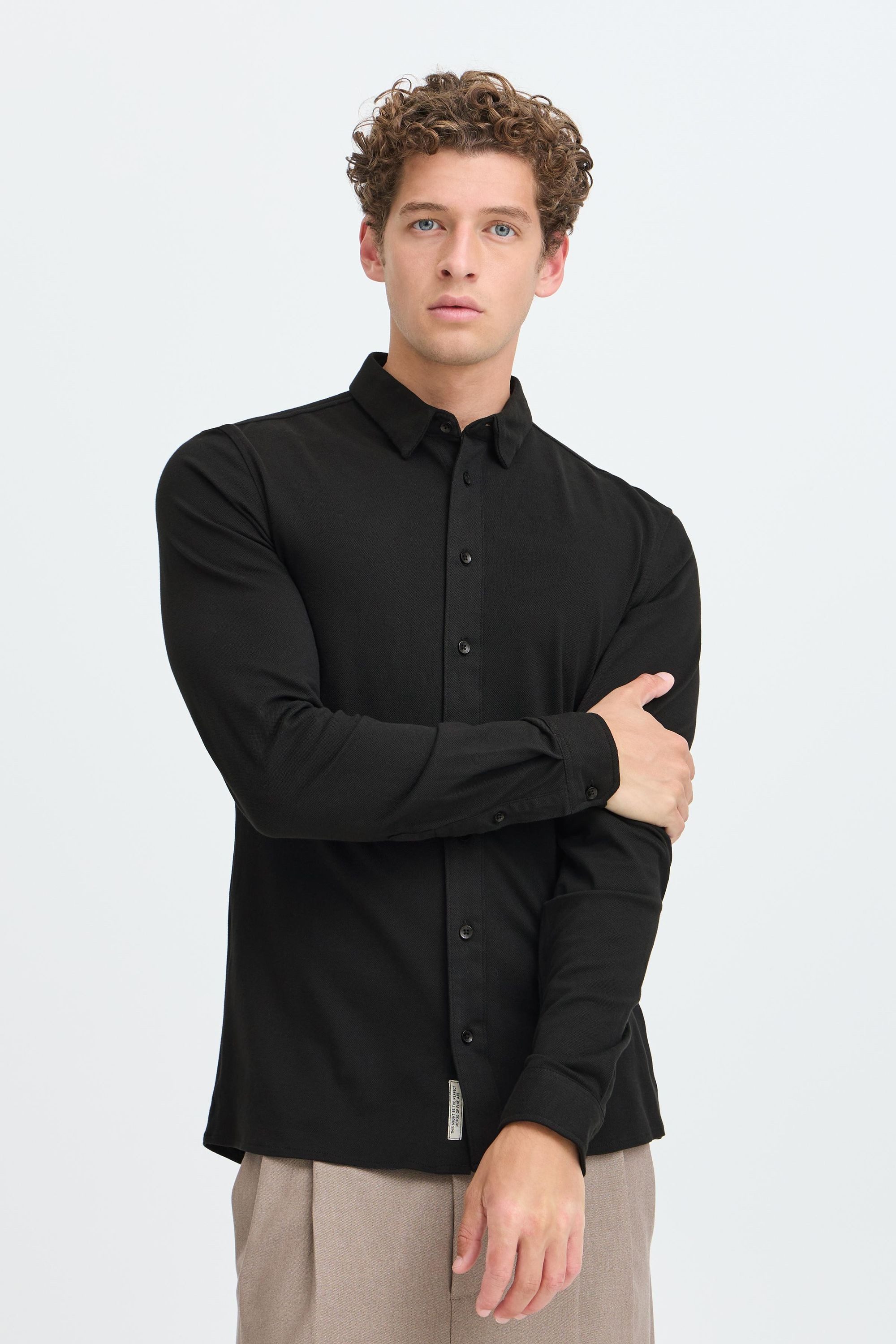 Casual Friday Businesshemd CFArthur Figurbetontes Hemd mit Knopfleiste