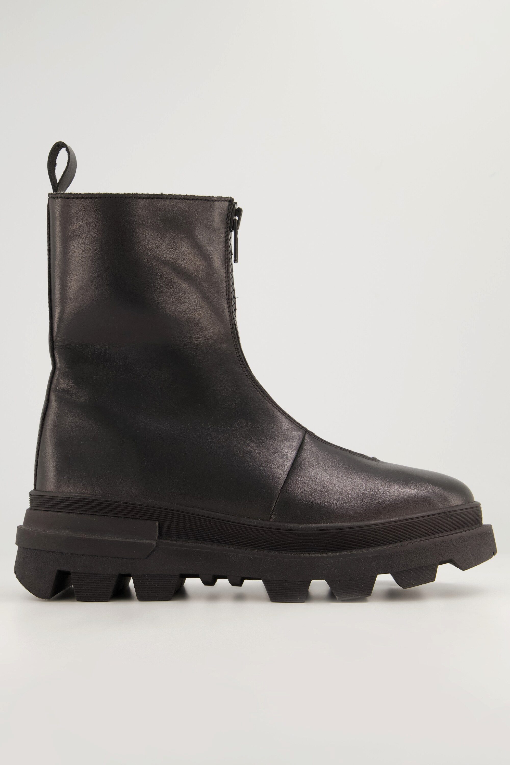 Studio Untold Lederboots Zipper Kunstfellbesatz-Futter Weite günstig online kaufen