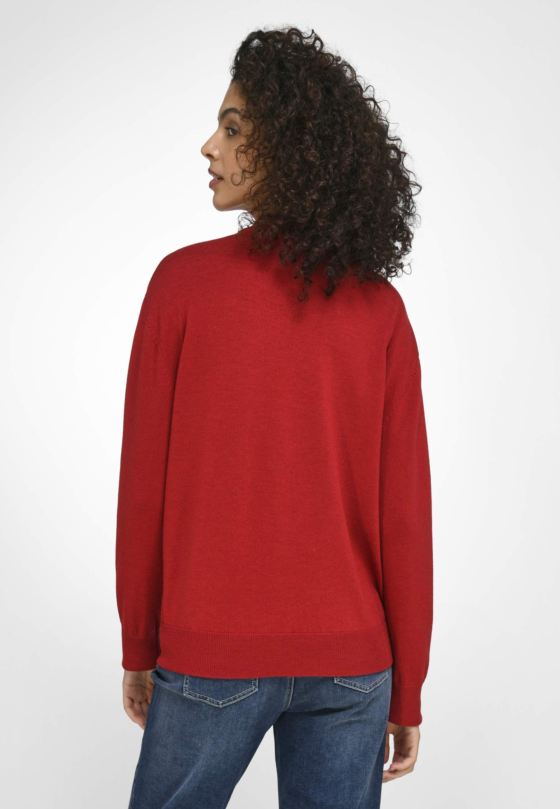 ROT new Peter Strickpullover Hahn wool