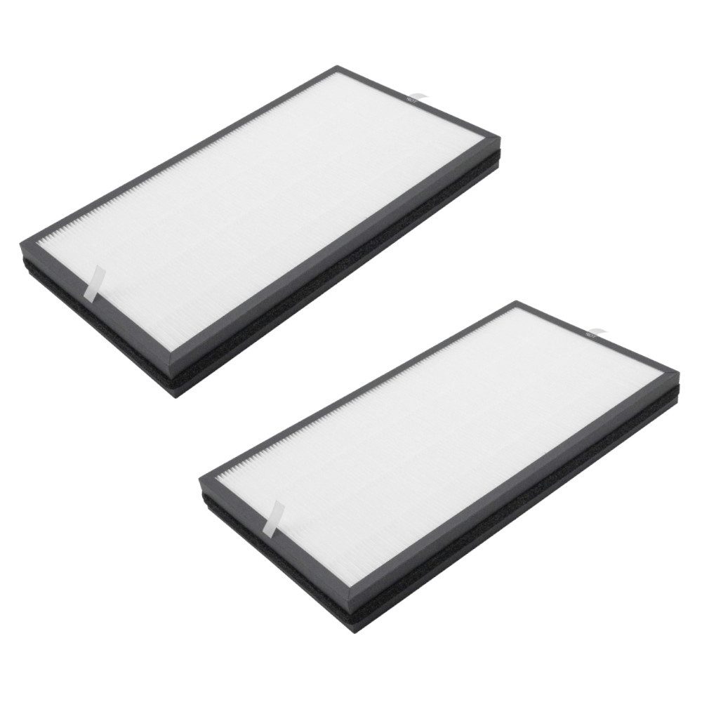 Trade-Shop Ersatzfilter 2x passend für Boneco P340 Luftreiniger Luftbefeuchter ersetzt A341, Kombi-Filter aus Aktivkohle- und HEPA-Filter / ca. 400 x 217 x 38mm