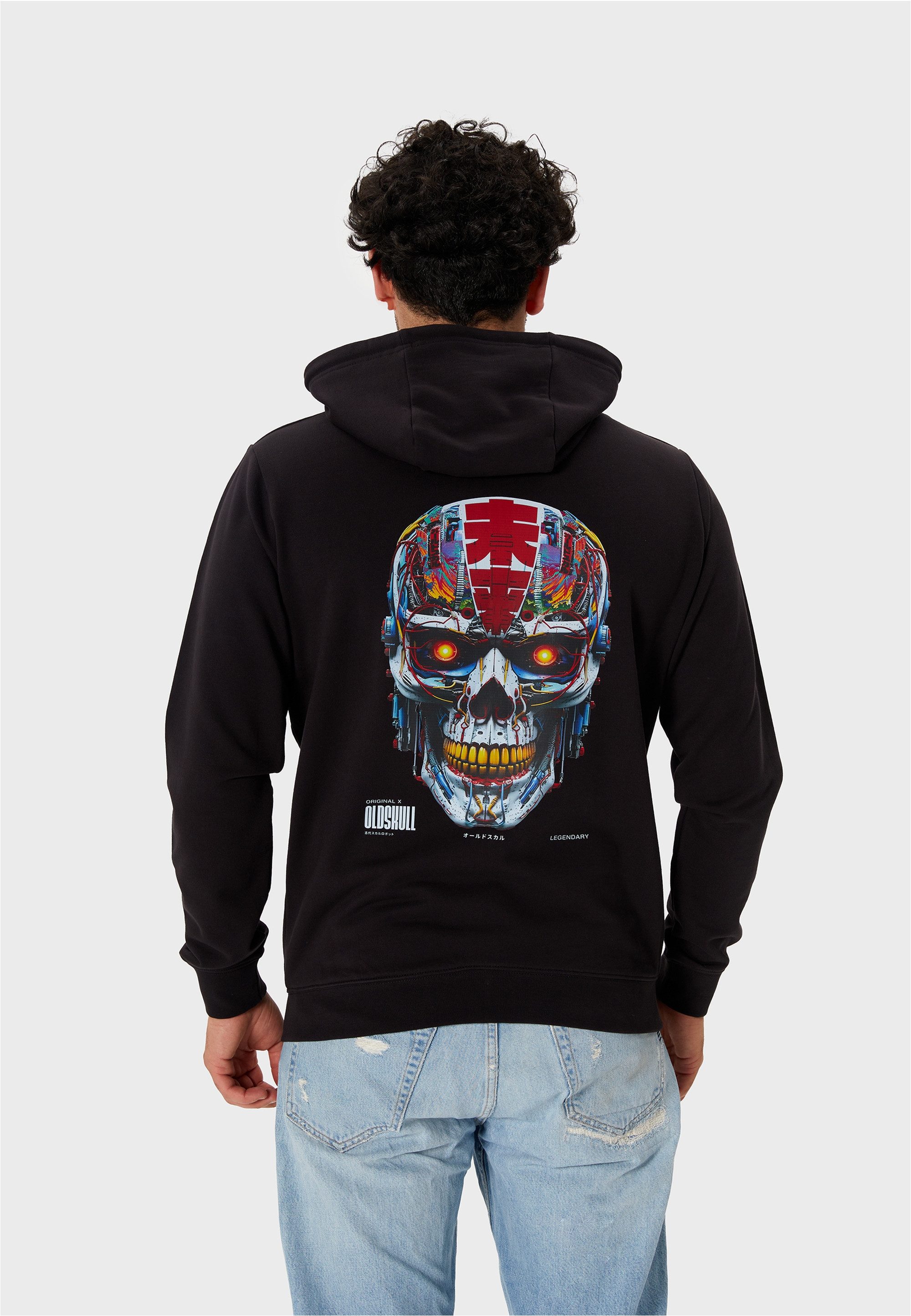 Oldskull Sweatjacke Xtreme Vivid Skull (1-tlg) mit coolem Print