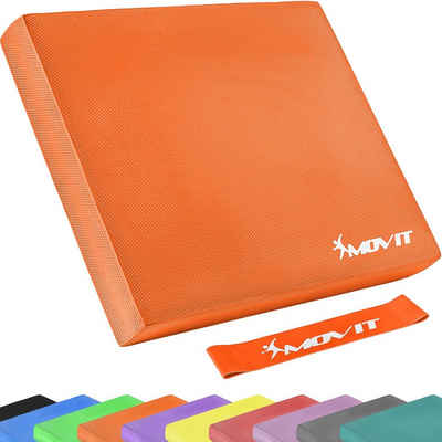 MOVIT Balanceboard »Movit® Balance Pad Dynamic Base, mit Elastikband«, 50x40x6cm Farbwahl: 10 Farben, Training für Gleichgewicht und Koordination, Gleichgewichtstrainer Balancekissen