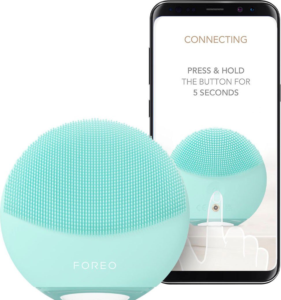 FOREO Arctic Elektrische mini Gesichtsreinigungsbürste LUNA™ Blue 4