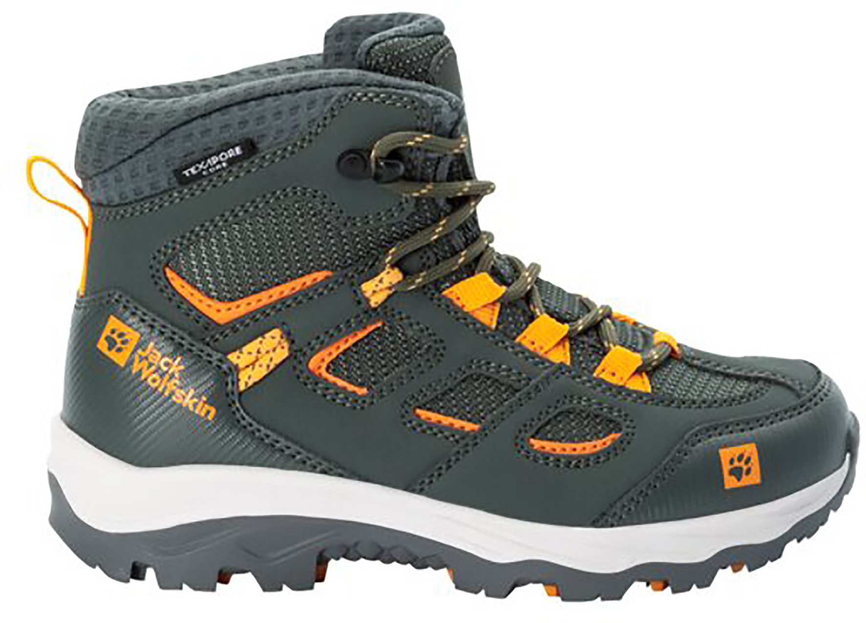 VOJO oliv-orange MID wasserdicht Jack TEXAPORE Wolfskin Wanderschuh K