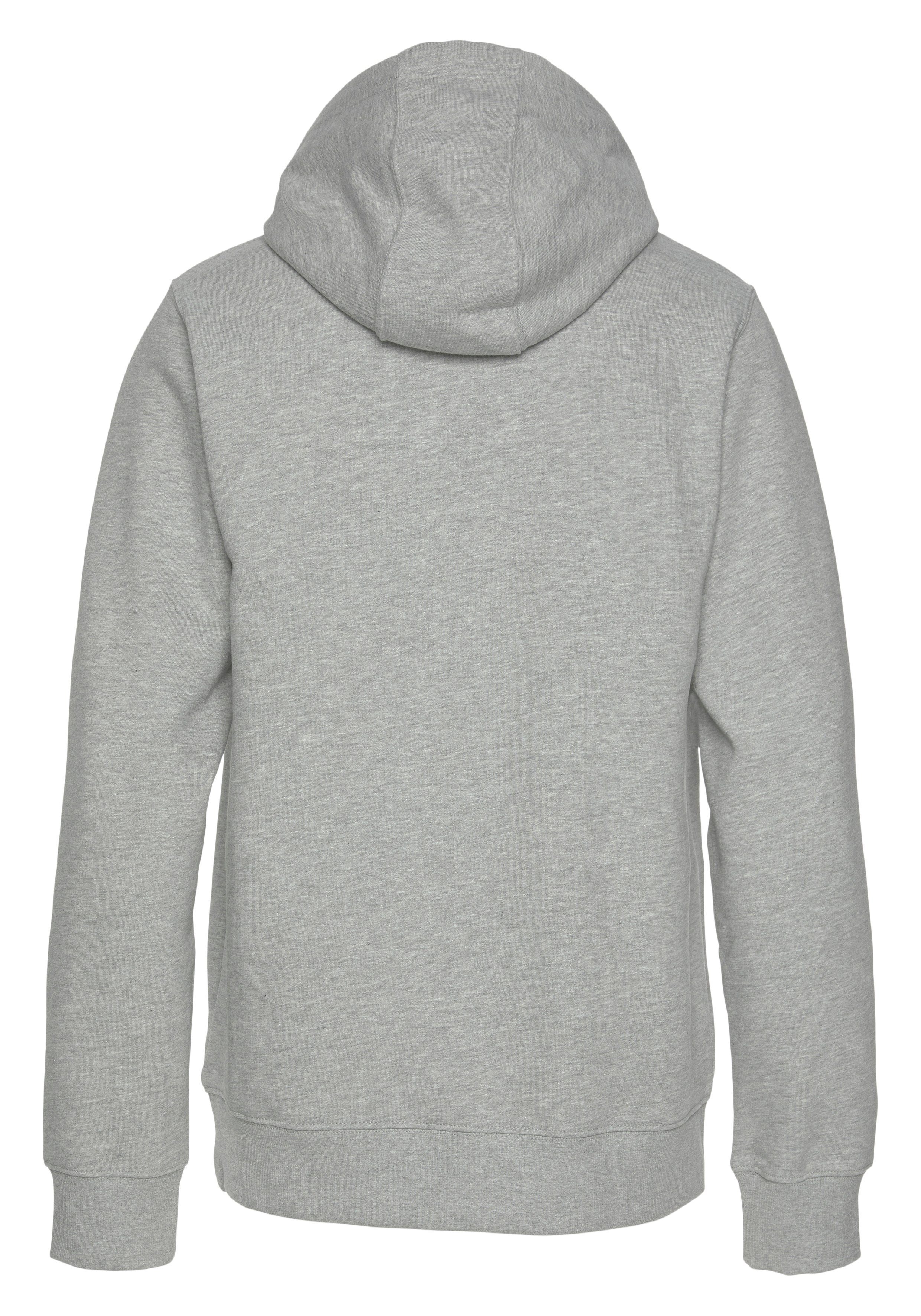 Hoodie Material, grau mit Kordelzug Kängurutasche, aus robustem Pro Kapuze mit Timberland