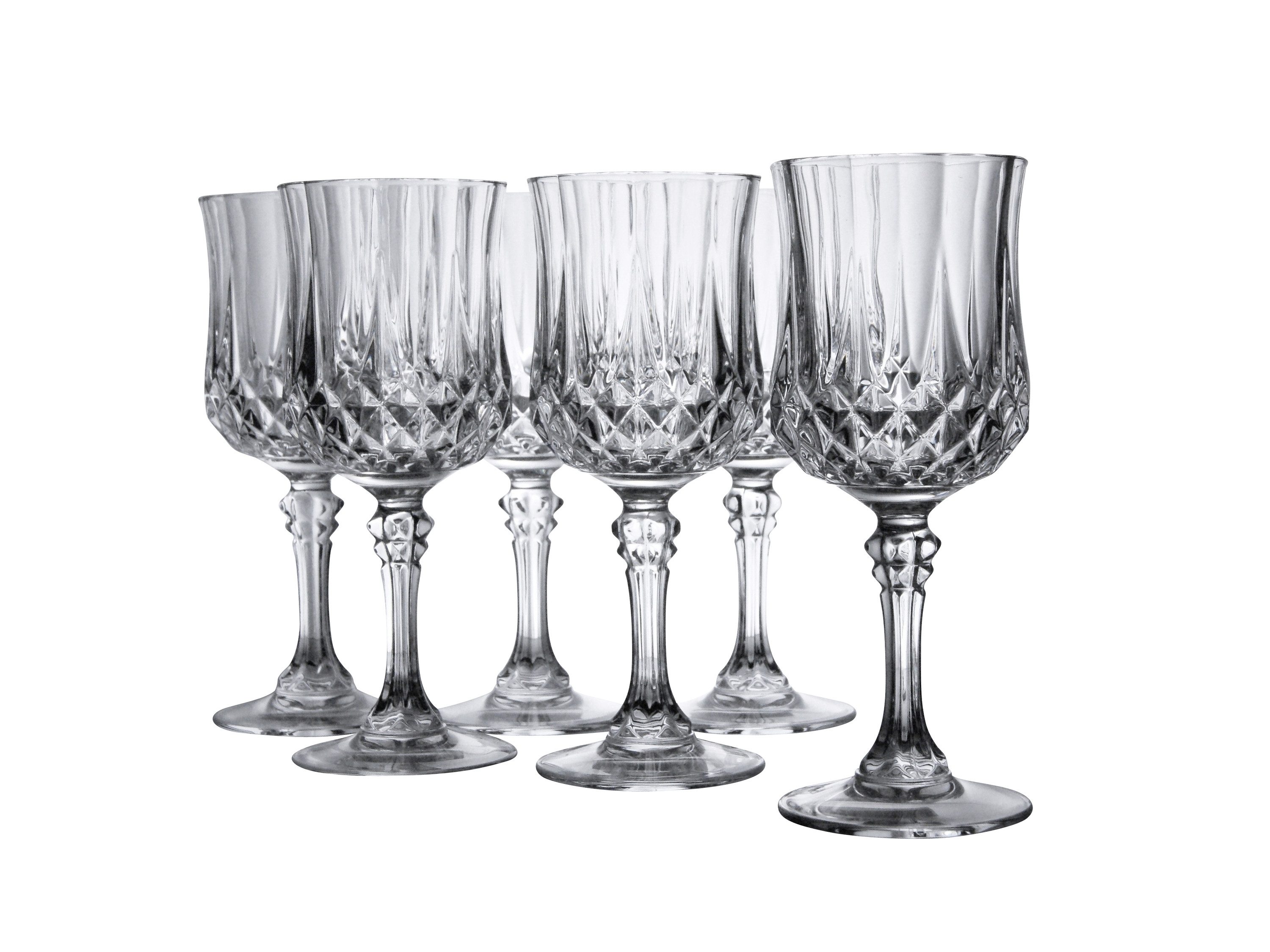 CRISTAL D´ARQUES Gläser-Set Longchamp Eclat Transparent, 6-tlg., Glas