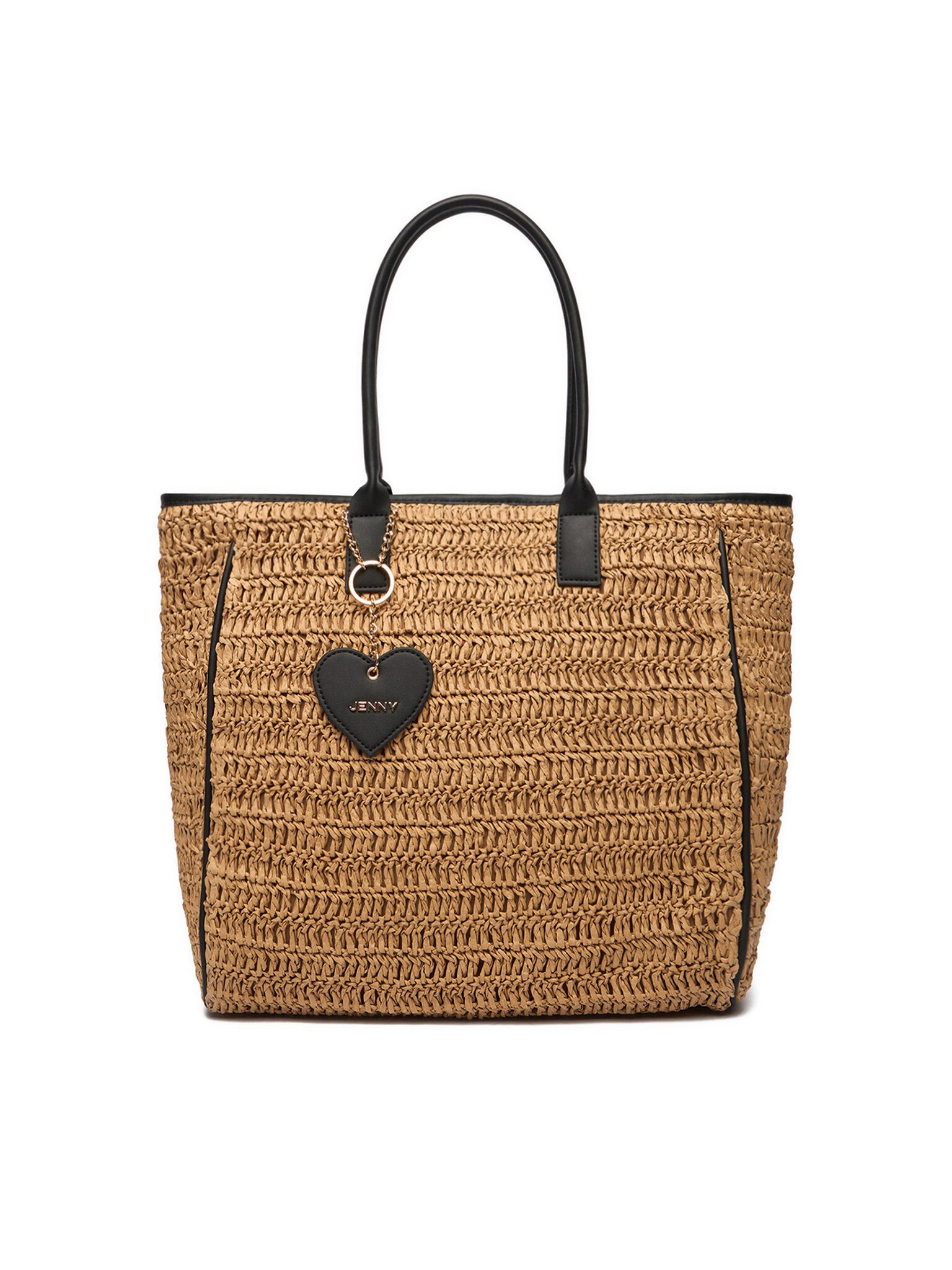 Handtasche Jenny Damenhandtasche Beige JENNY-CEO-JNY-L-011-09 Schwarz