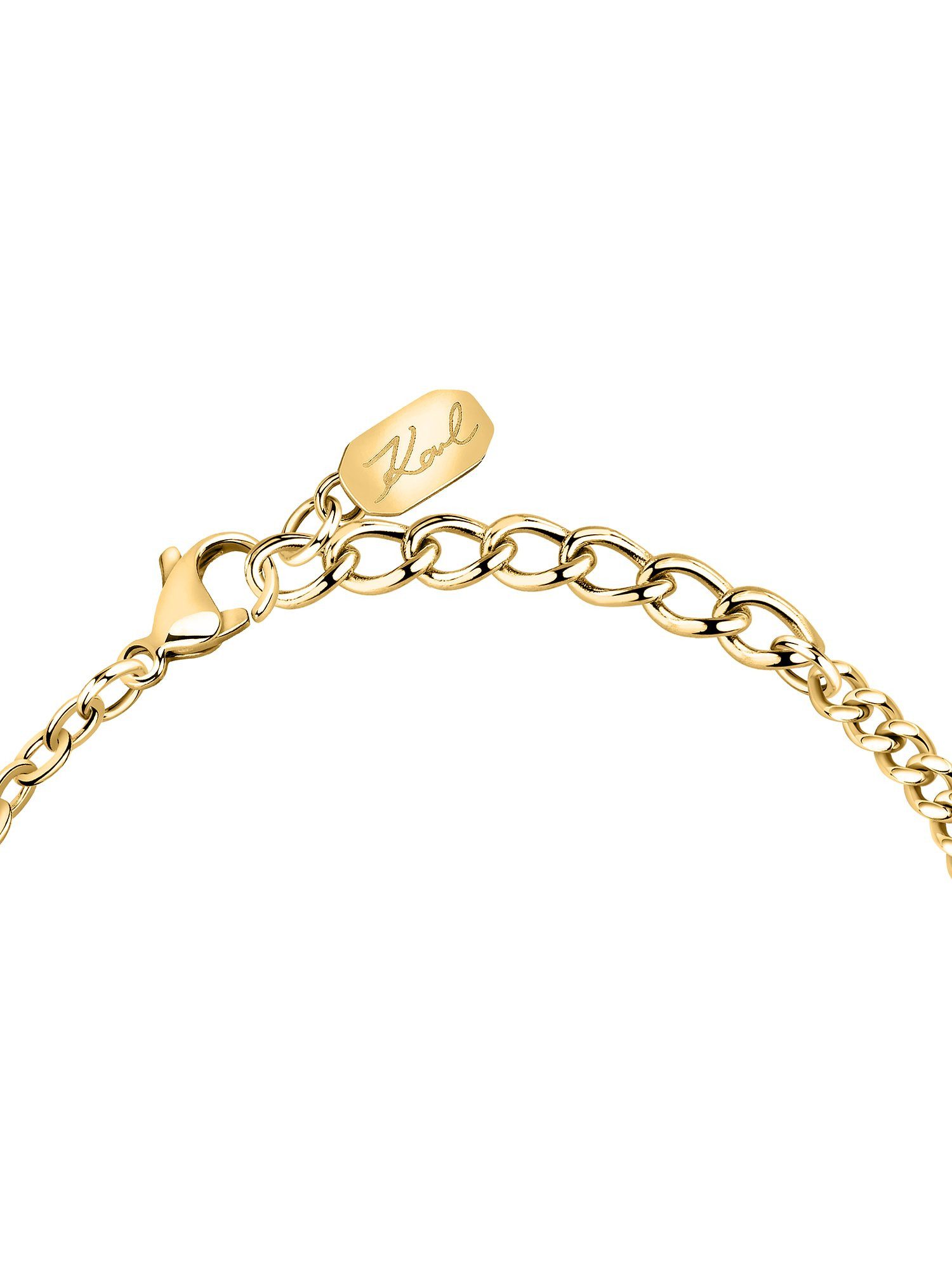 KARL LAGERFELD Armband Karl Lagerfeld Damen-Armband Edelstahl Kunstperle, Pearl