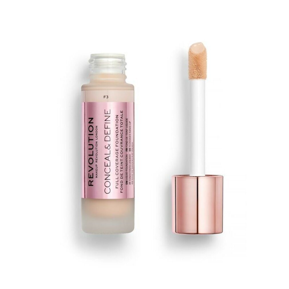 MAKE UP REVOLUTION Основа Revolution Make Up Conceal y Define Full Coverage Основа F3 23ml