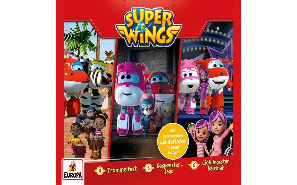 Europa Hörspiel-CD Super Wings - 2. Box (F.4-6)