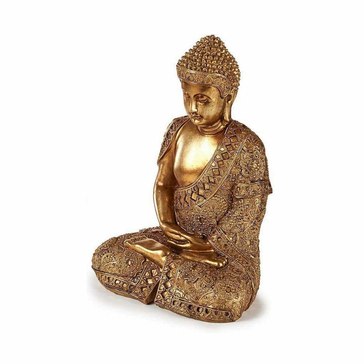 Dekoobjekt 33 x Buddha 18 22,5 4 Gift cm Decor Stück Sitzend x Deko-Figur Gold