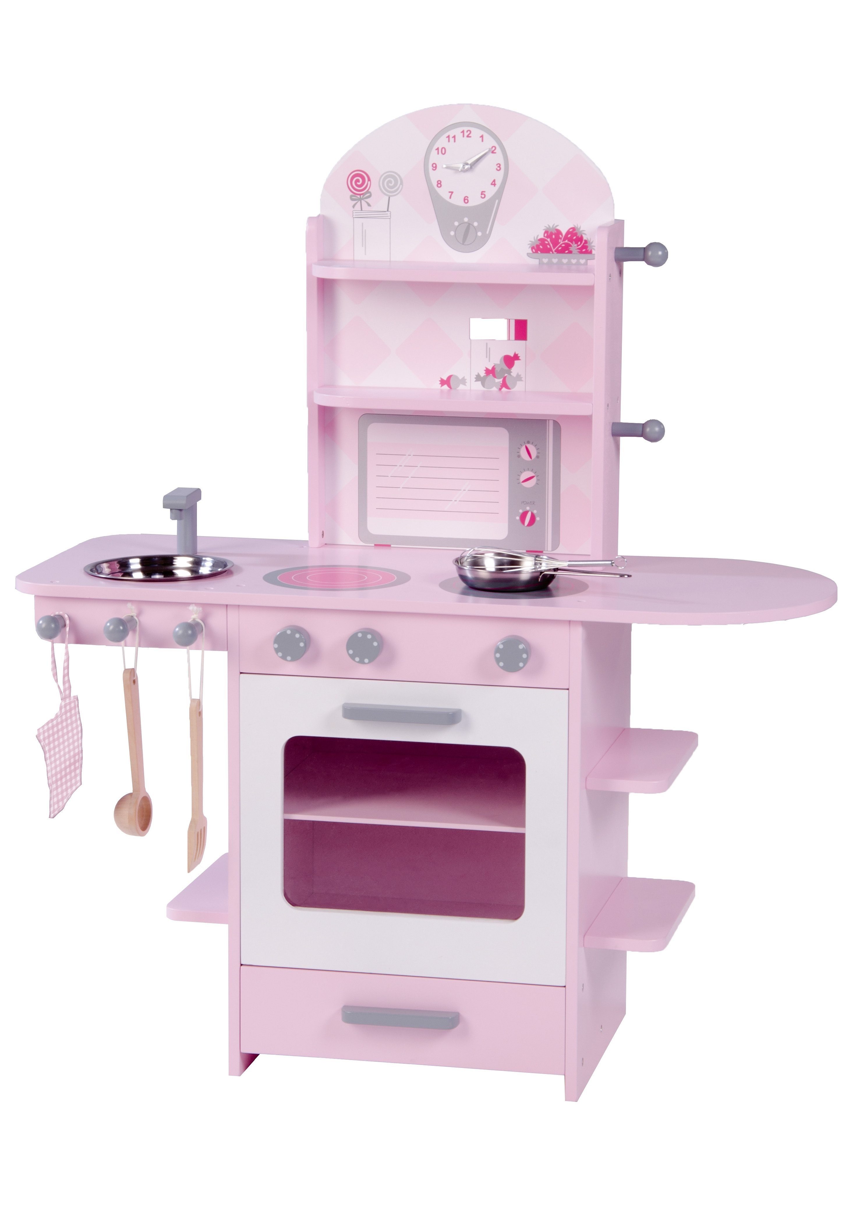 roba® Spielküche Rosa Holz