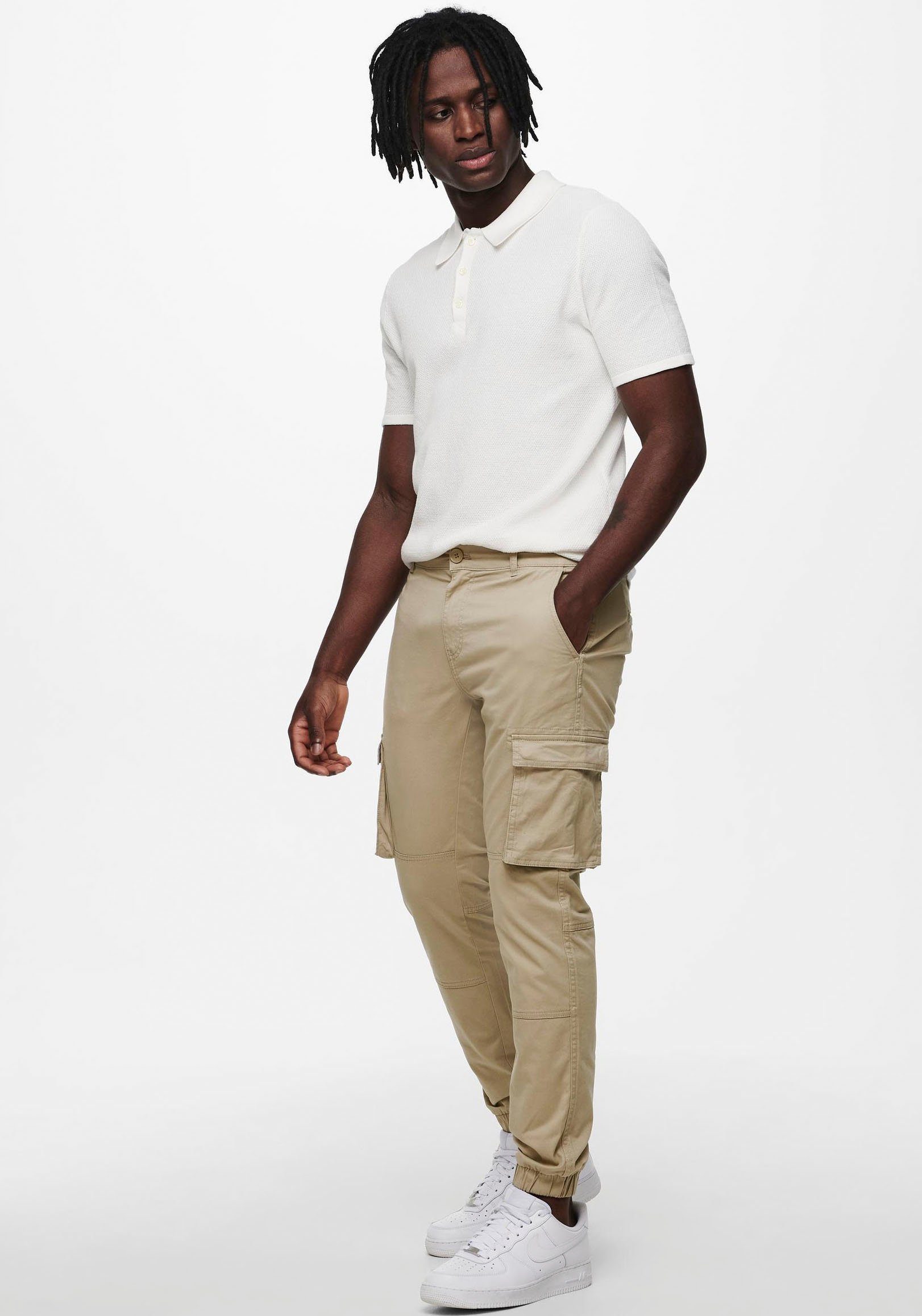 ONLY & SONS Cargohose ONSCAM STAGE CARGO CUFF LIFE 6687 NOOS