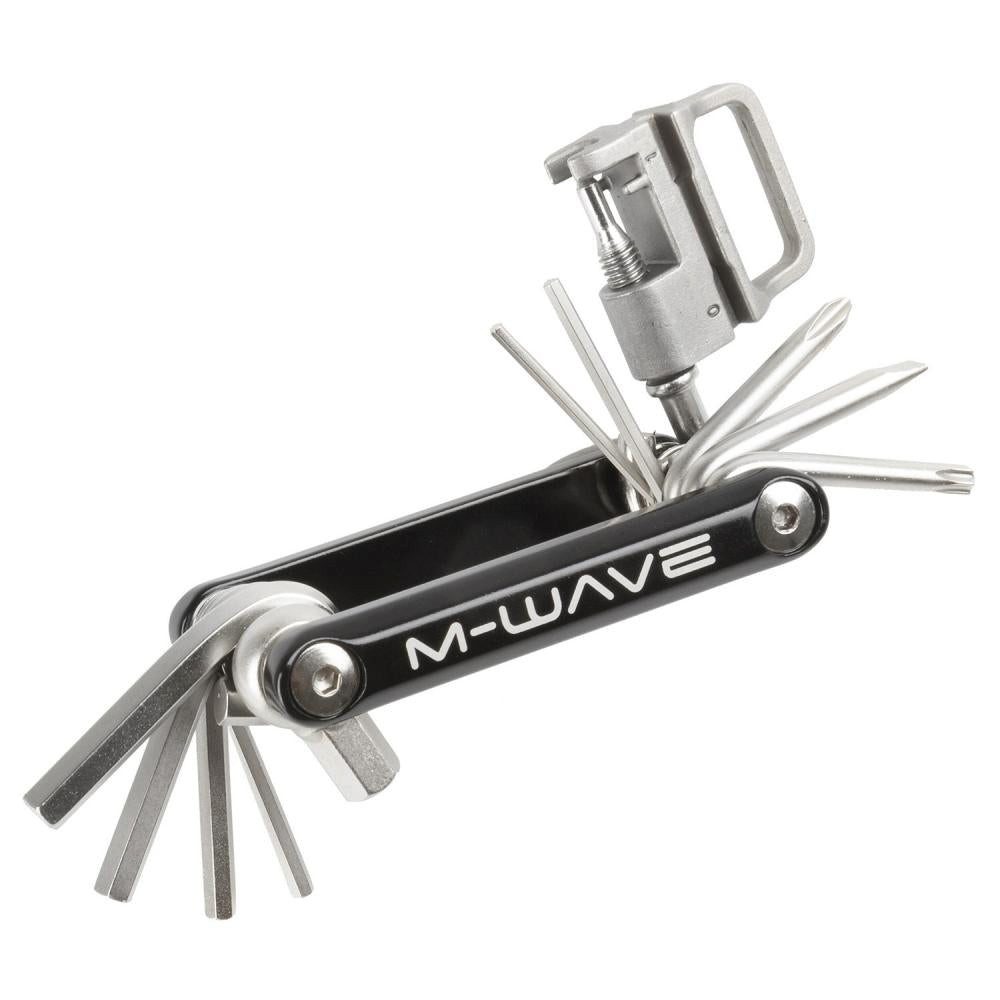 M-Wave Trinkflasche M-WAVE Mini 15 Multitool - Kompaktes Fahrrad-Multitool mit 15 Funktion
