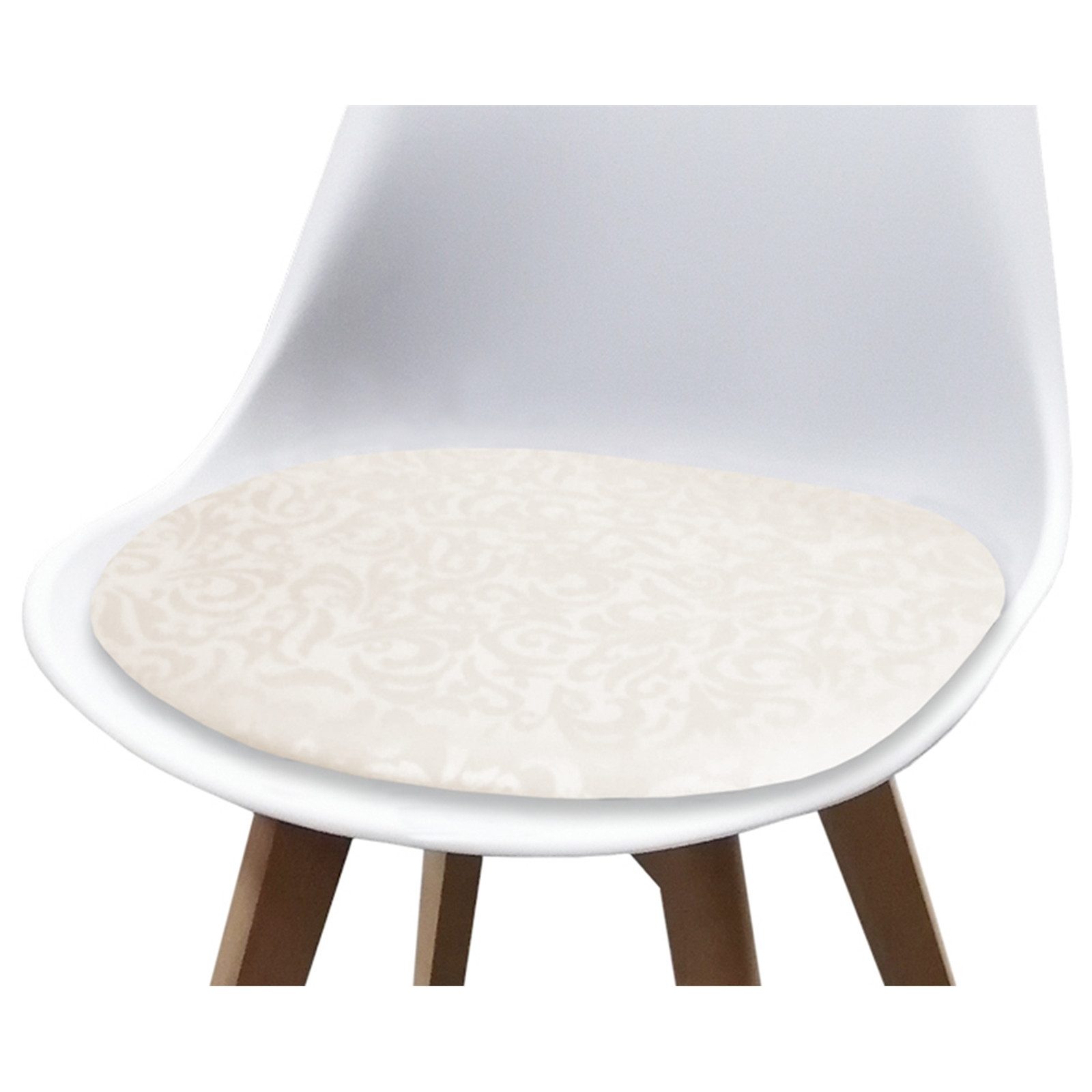 HTI-Living Esszimmerstuhl Stuhl Atlanta Weiß, PU Creme Muster (Stück, 1 St) günstig online kaufen