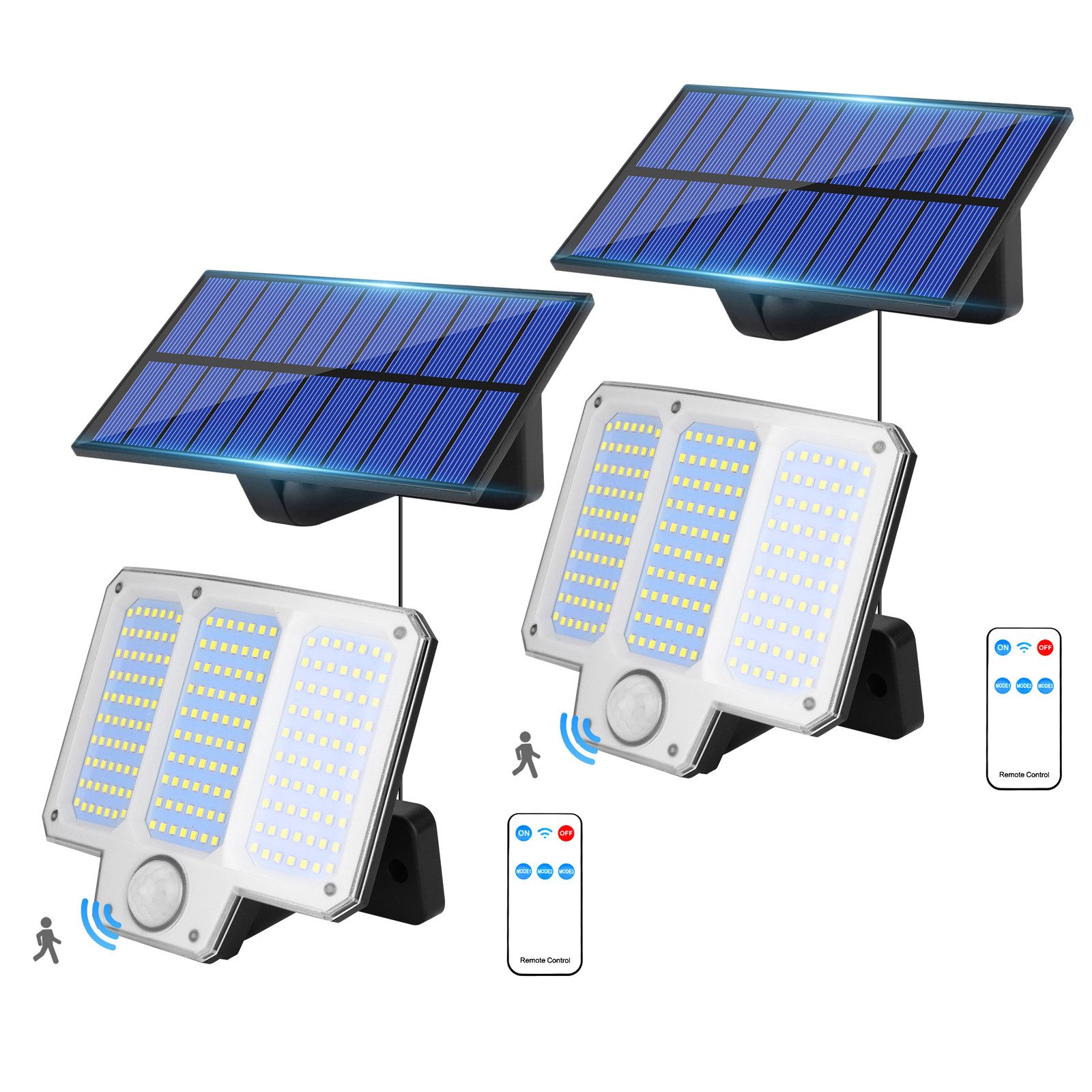 BlingBin LED Außen-Wandleuchte 210 LEDs Solarleuchten günstig online kaufen