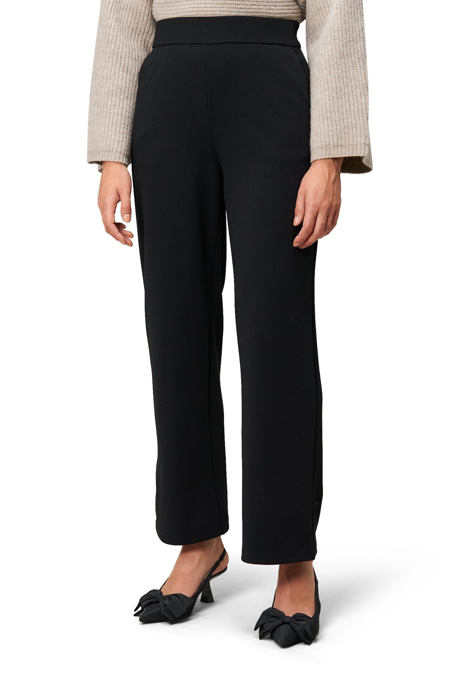 Zero Stoffhose Damen mit elastischem Bund 28 Inch Plain/ohne Details