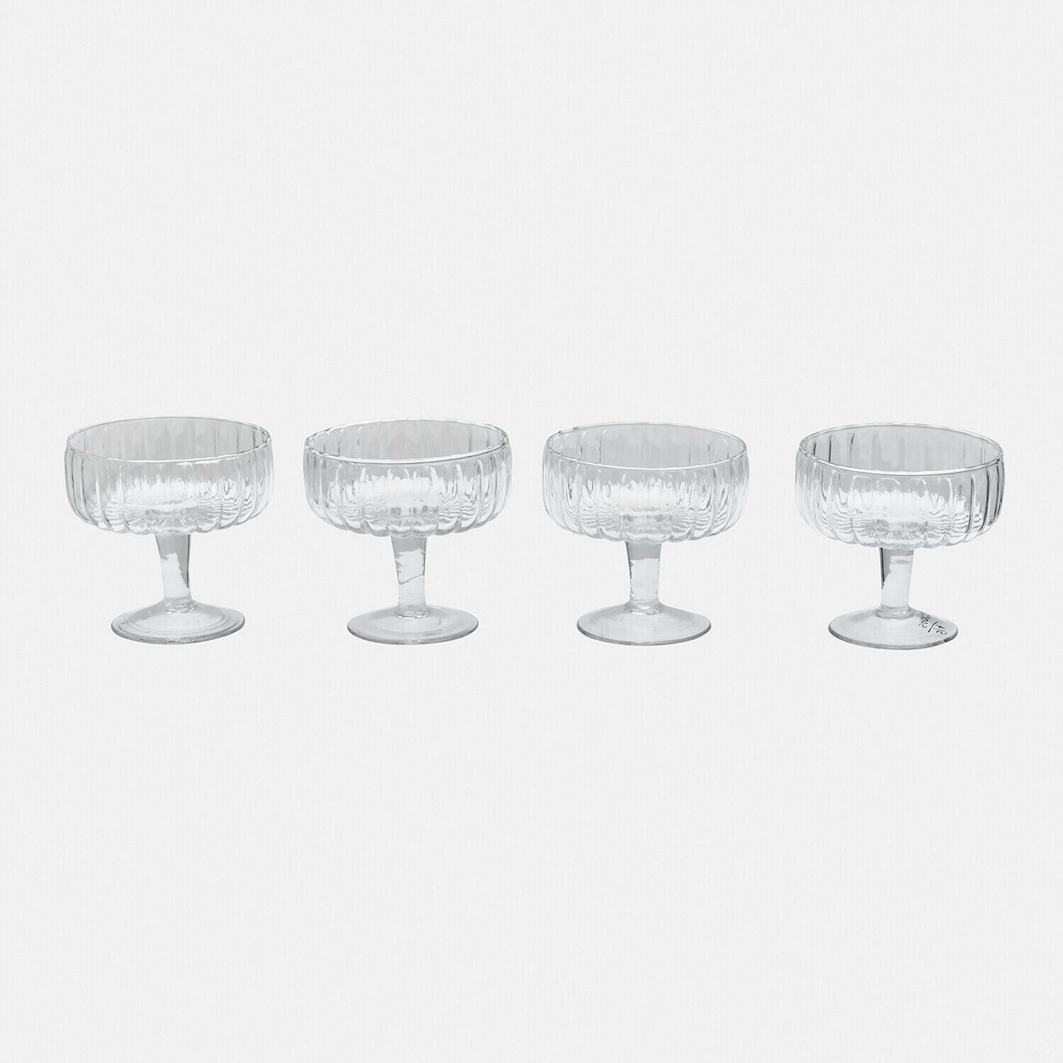 Mirabeau Glas Glas 4er Set Solerón klar, Glas
