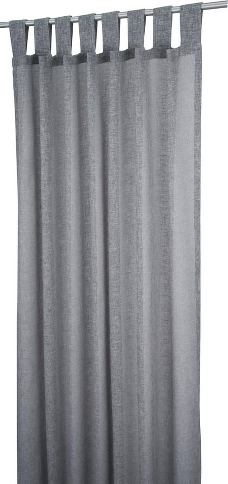 Schlaufen HxB: MELANGE, halbtransparent, TAILOR HOME, TOM Vorhang LIGHT St), Voile, (1 255x138