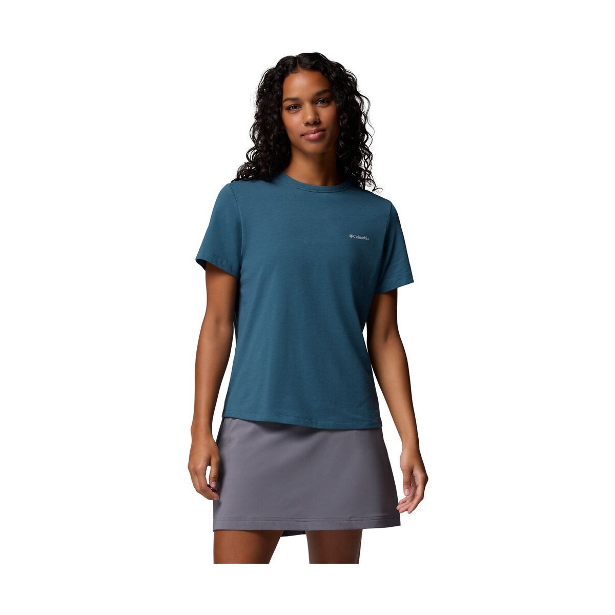 Columbia Kurzarmshirt Sun Trek Short Sleeve II Leichtes Damen-Shirt mit schweißableitender Omni-Wick™-Technologie