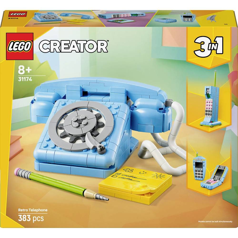 LEGO® 31174 LEGO® CREATOR Retro-Telefon Konstruktionsspielsteine
