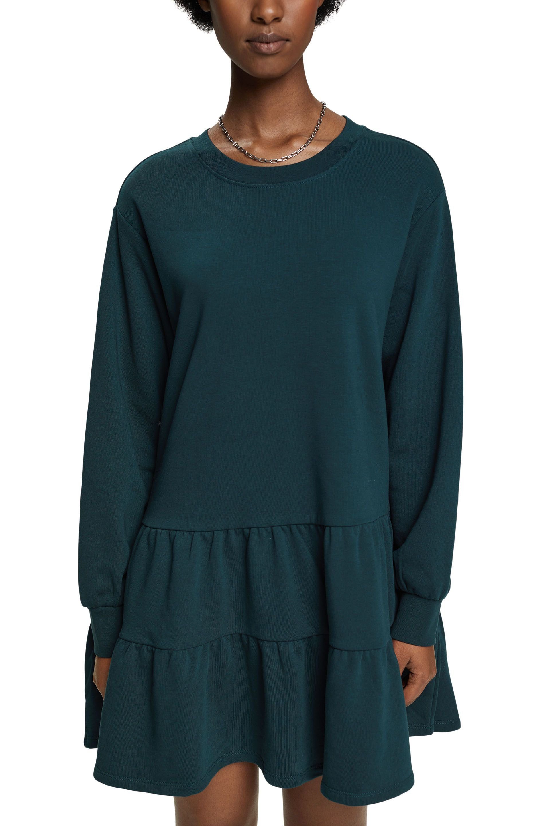 voorzetsel ik ontbijt Huiswerk edc by Esprit Sweatkleid Mini-Sweatshirt-Kleid mit Rüschen