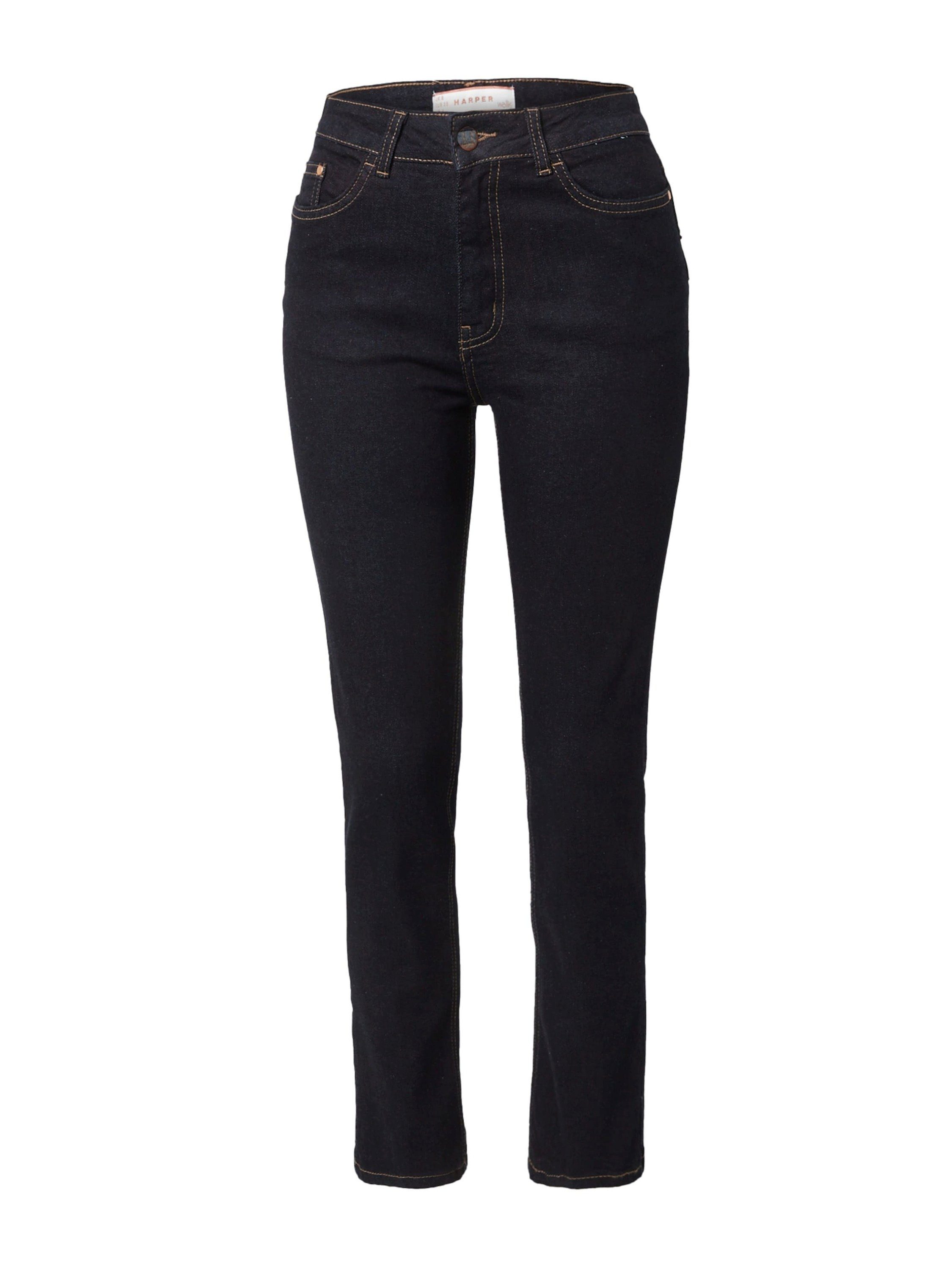 Wallis Plain/ohne Knopfverschluss 7/8-Jeans Details, (1-tlg)