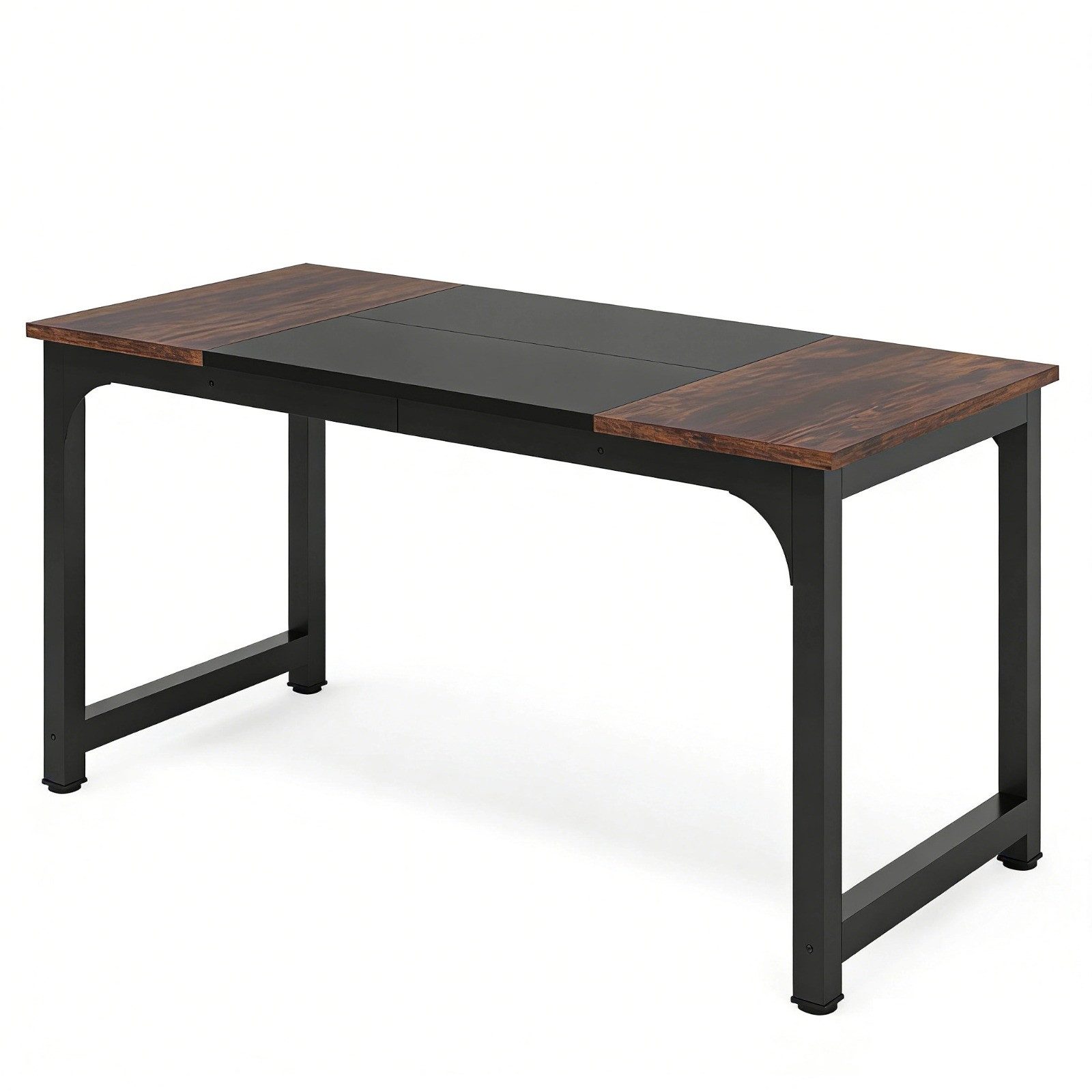 Schreibtisch 160/180x80 cm, großer Industrial Computertisch für Homeoffice