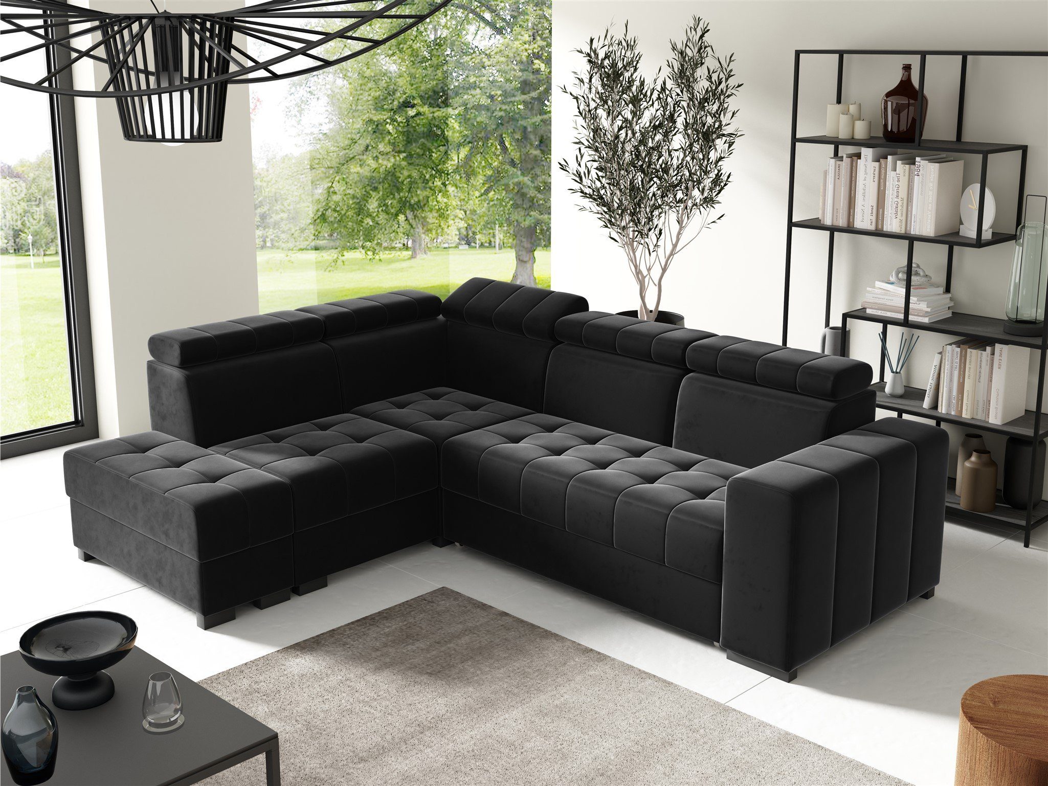 Fun Möbel Ecksofa Schlafsofa Sofa CESENA günstig online kaufen