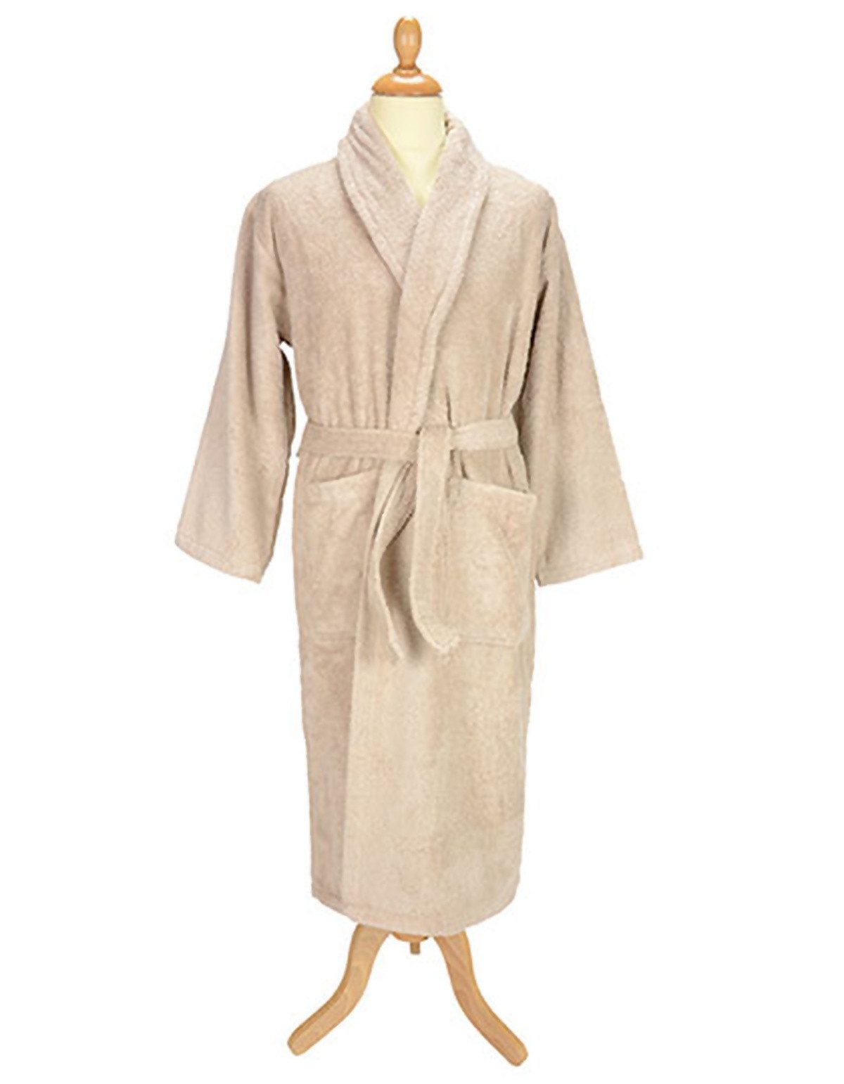 Bademantel Bathrobe Shawl Collar