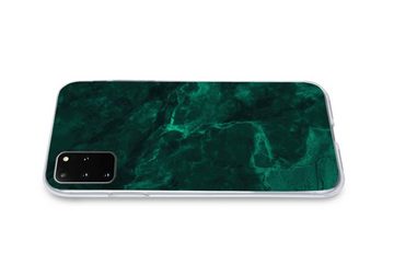 MuchoWow Handyhülle Marmor - Limone - Grün - Strukturiert - Marmoroptik, Phone Case, Handyhülle Samsung Galaxy S20 Plus, Silikon, Schutzhülle