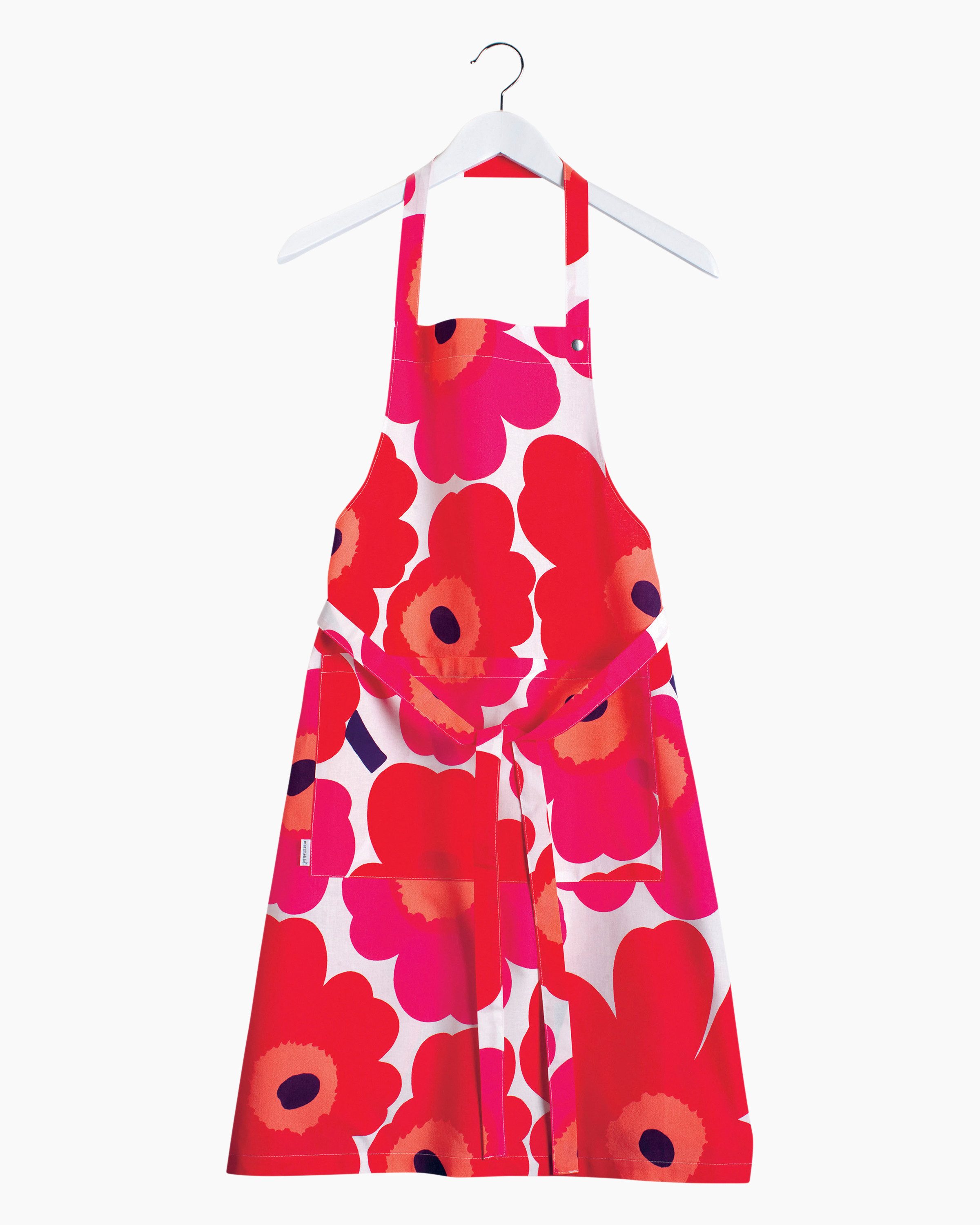 Marimekko Kochschürze PIENI UNIKKO, (1-tlg), weiß, rot