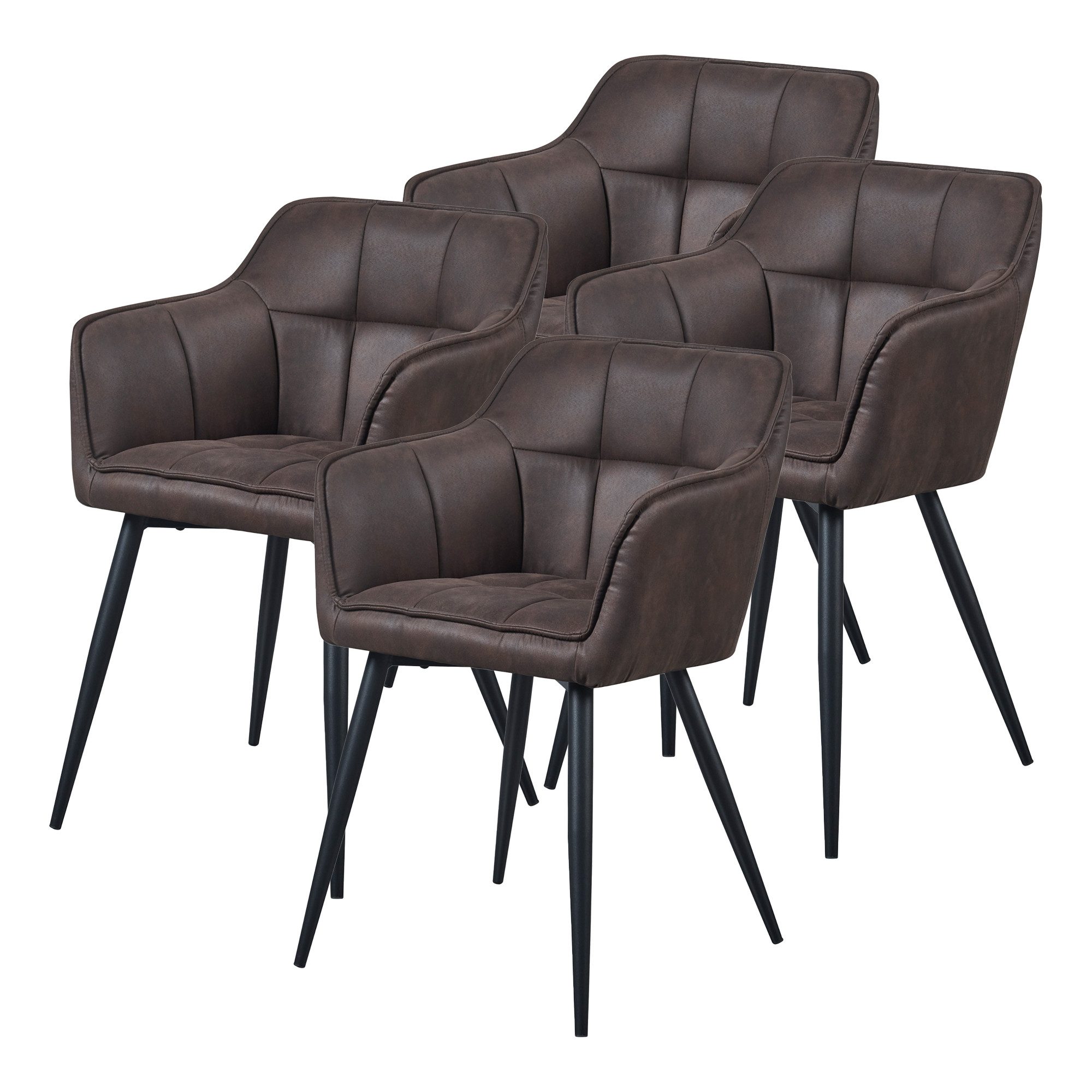 en.casa Esszimmerstuhl (Set, 4 St), »Birmingham« günstig online kaufen