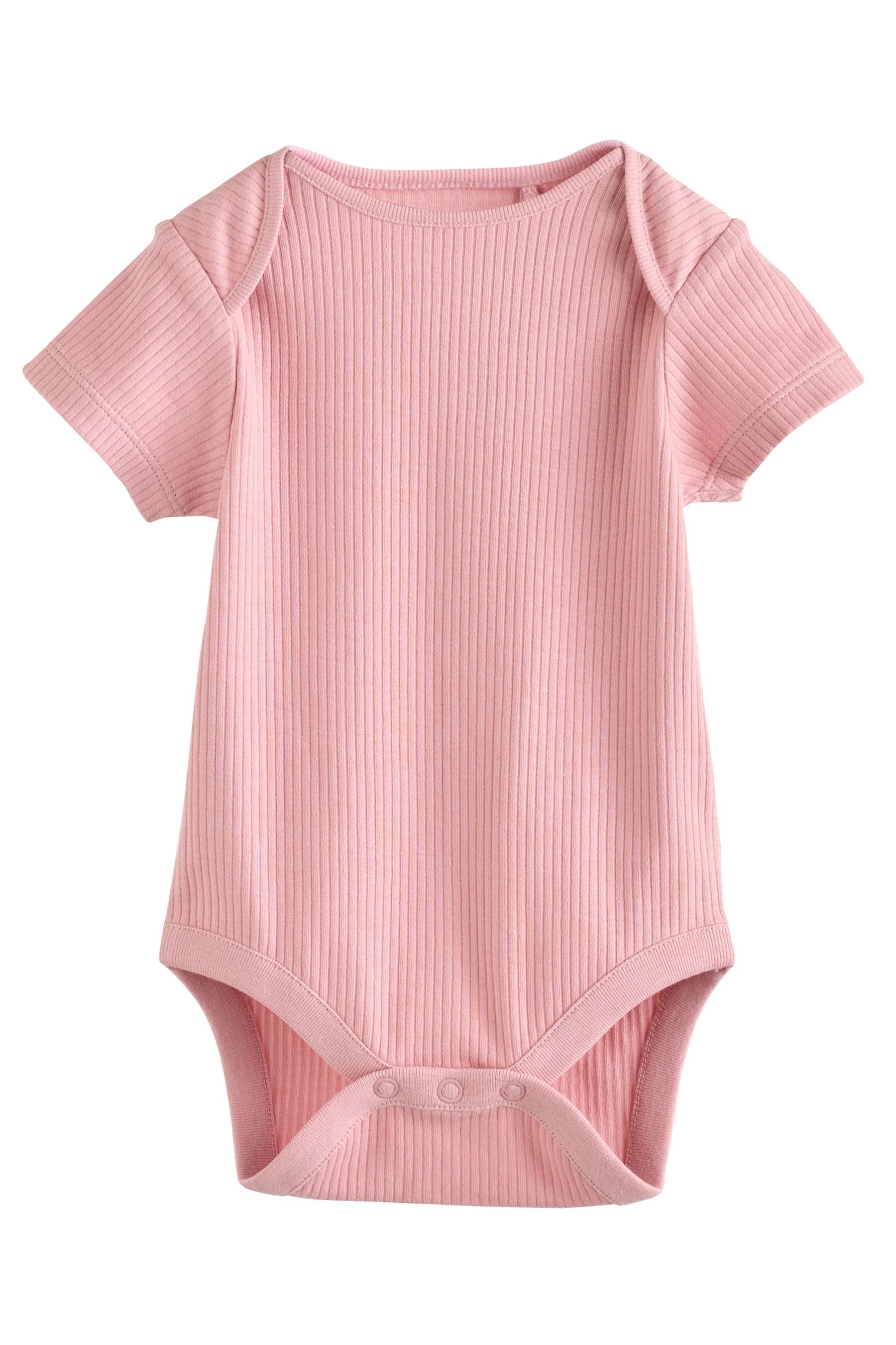 Next Kurzarmbody Kurzärmelige Strampler, 5er-Pack (5-tlg)