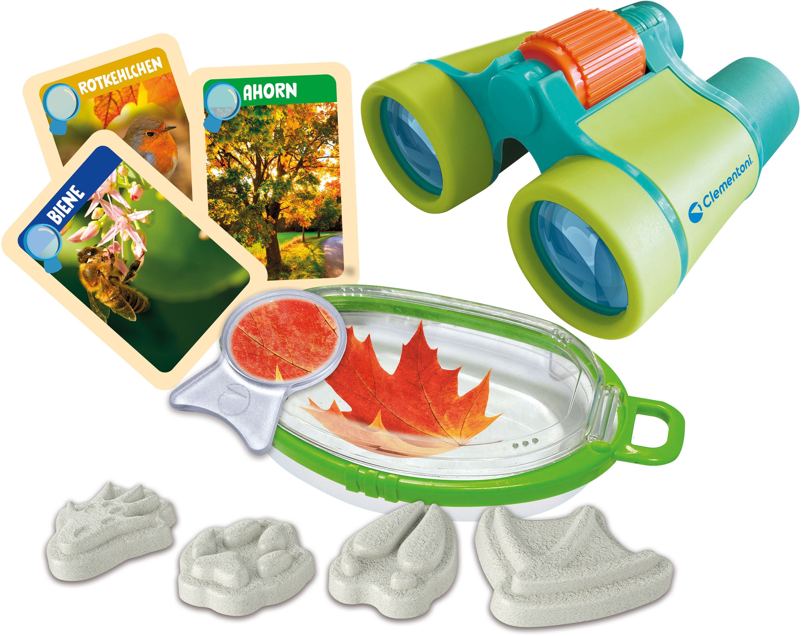 Clementoni® Experimentierkasten Galileo, Entdecke die Welt der Natur, Made in Europe