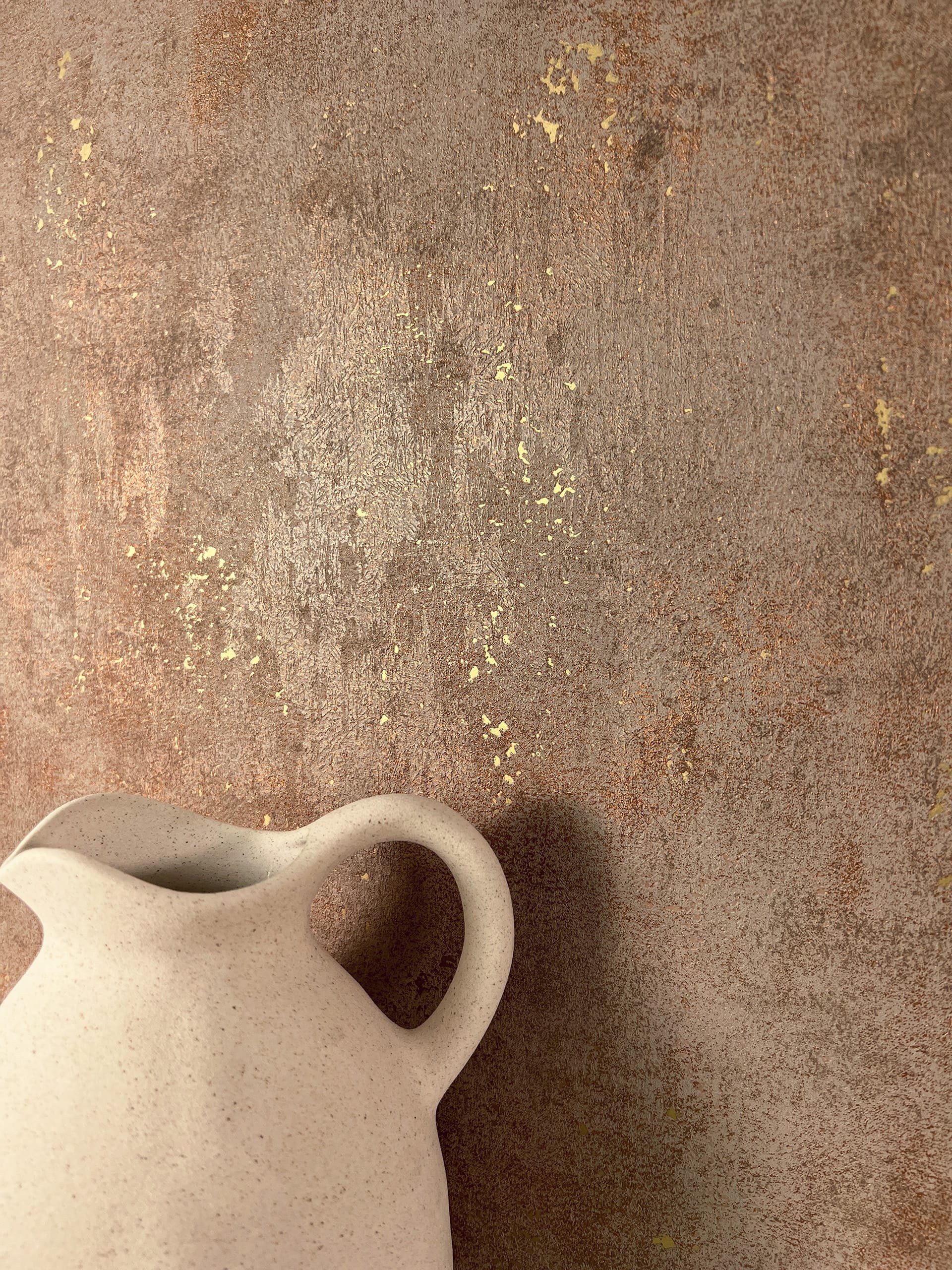 Newroom Vliestapete Perseus Copper Tapete Betontapete Beton,Zement,Leicht g günstig online kaufen