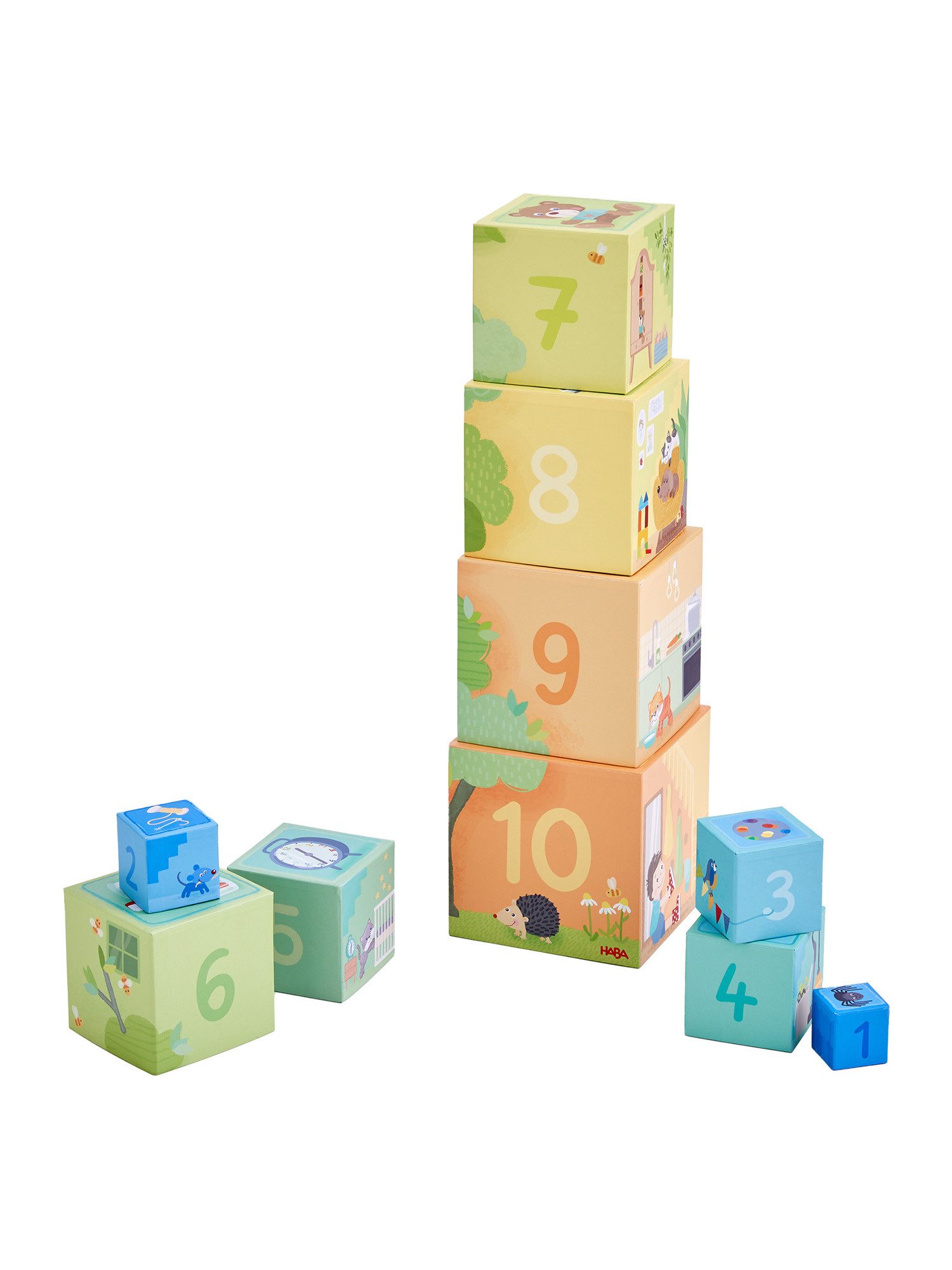 Haba Stapelspielzeug Mein Zuhause Würfel-Set, unisex neutral
