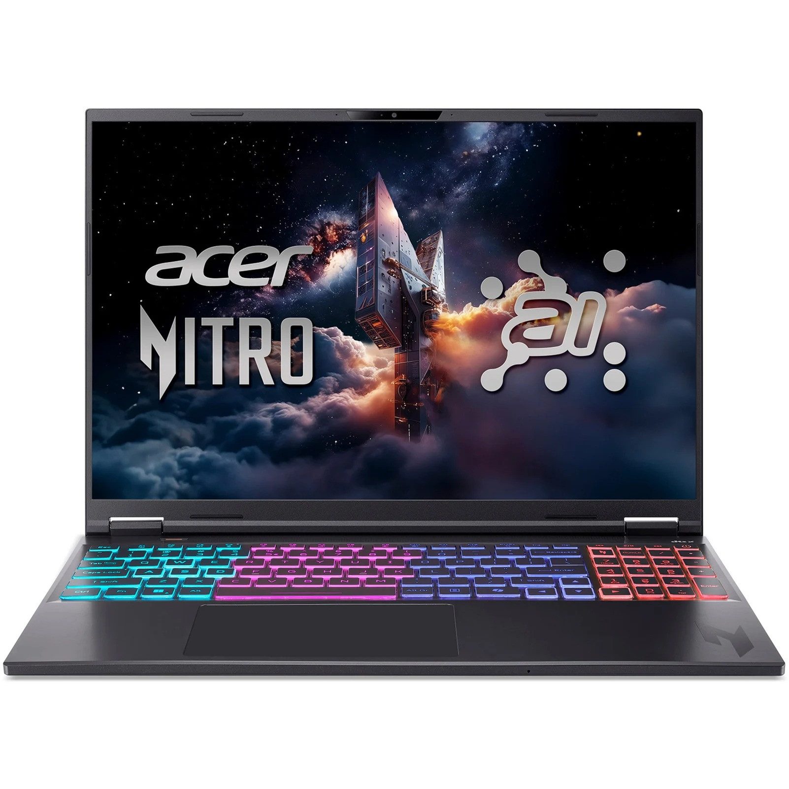 Acer Nitro 16S Gaming Laptop Ryzen AI 9 RTX 5070 Ti 32GB 1TB Gaming-Notebook (40,6 cm/16 Zoll, AMD Ryzen AI 9 365, GeForce RTX 5070 Ti, 32 GB, 2000 GB SSD, IPS, HD Webcam, 2x USB-C, 3x USB-A, 1x HDMI, 1x Ethernet, Wi-Fi 6E)