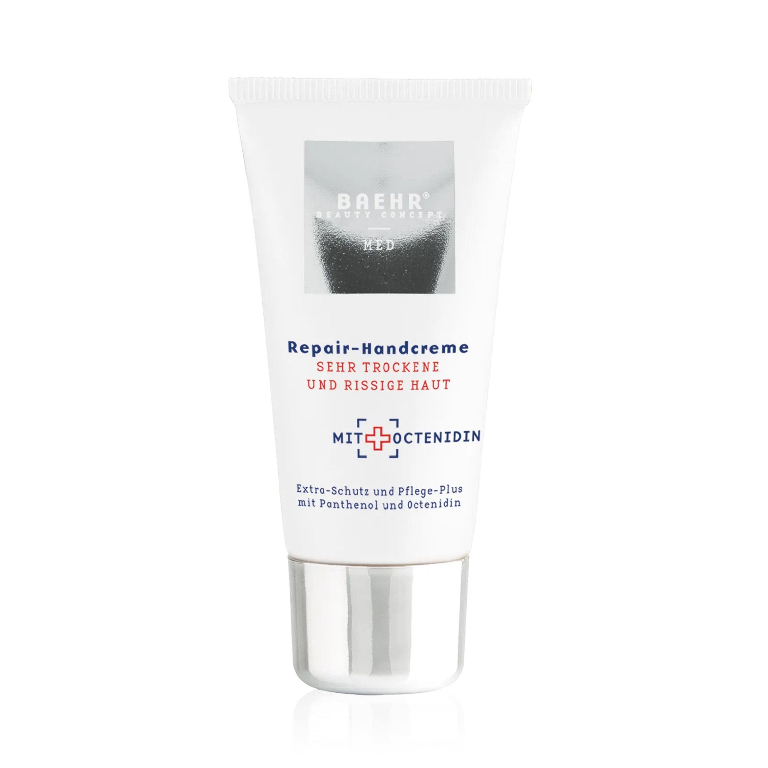 BAEHR BEAUTY CONCEPT Handcreme Baehr Beauty Concept MED Repair-Handcreme 30ml antimikrobiell mit Octenidin, 1-tlg., Intensivpflege für extrem trockene, rissige Haut