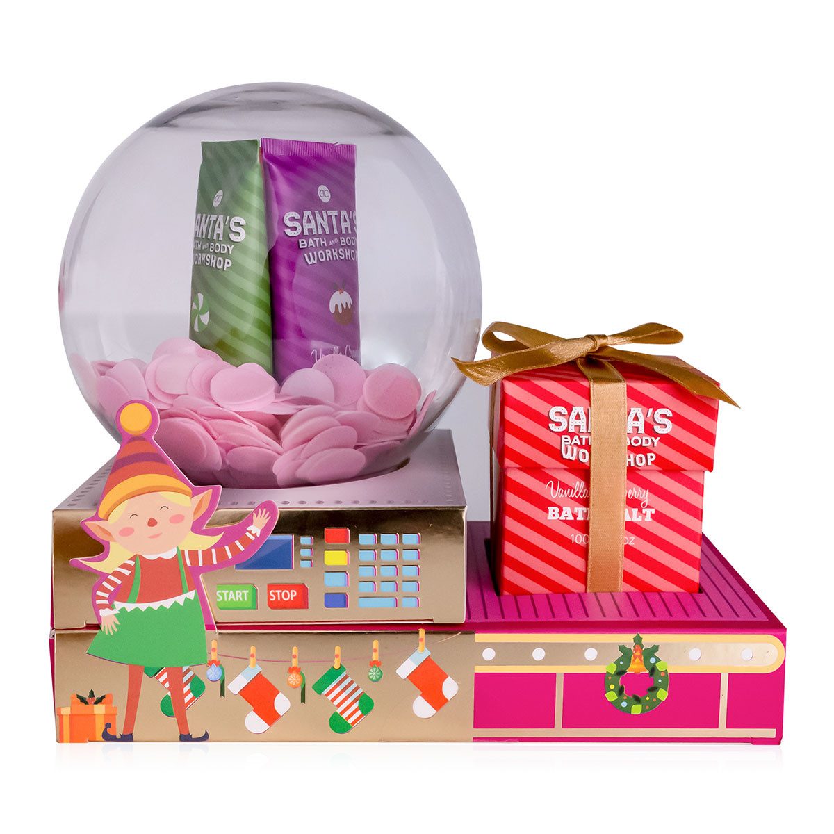 ACCENTRA Haarshampoo Geschenkset SANTA'S WORKSHOP, 5-tlg.
